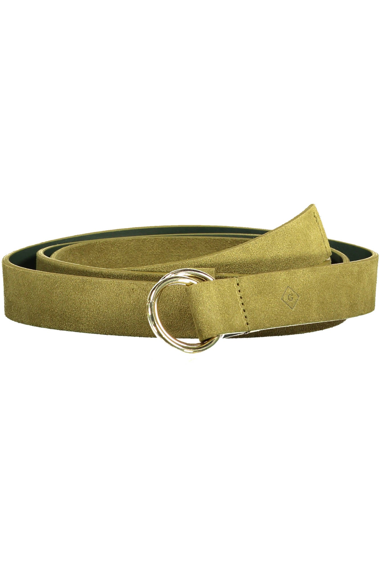GANT WOMEN'S GREEN LEATHER BELT 