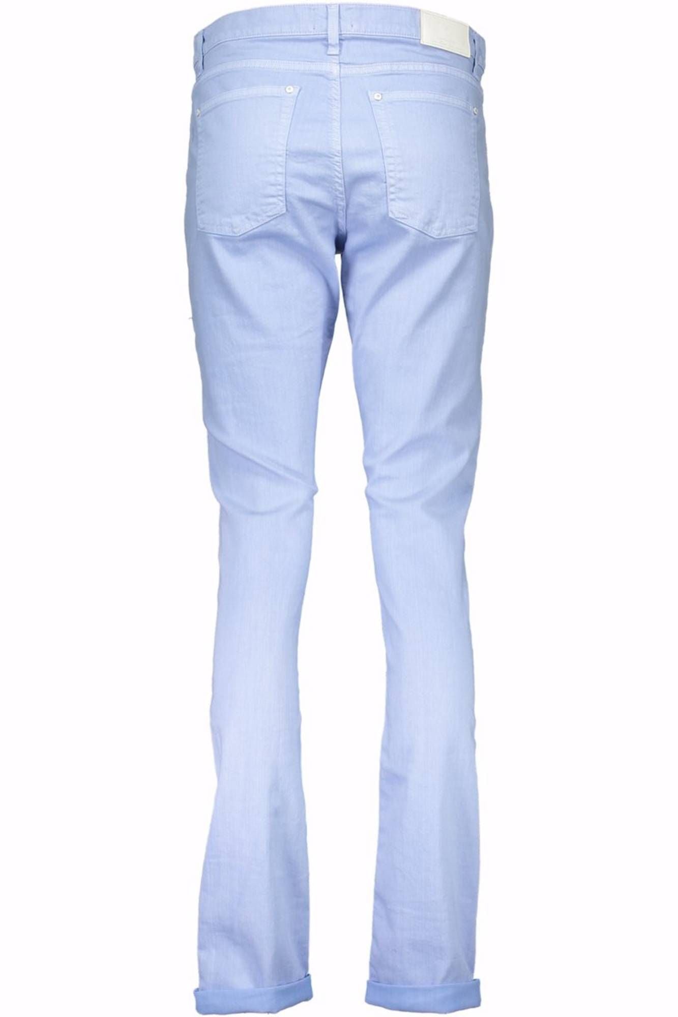 GANT WOMEN'S LIGHT BLUE TROUSERS 