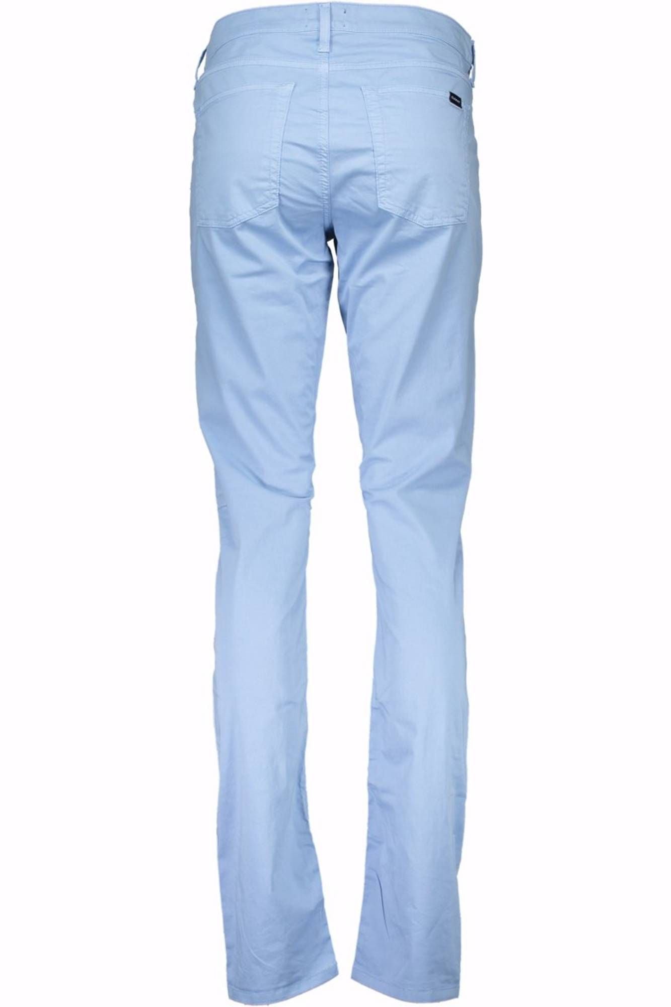 GANT WOMEN'S LIGHT BLUE TROUSERS 
