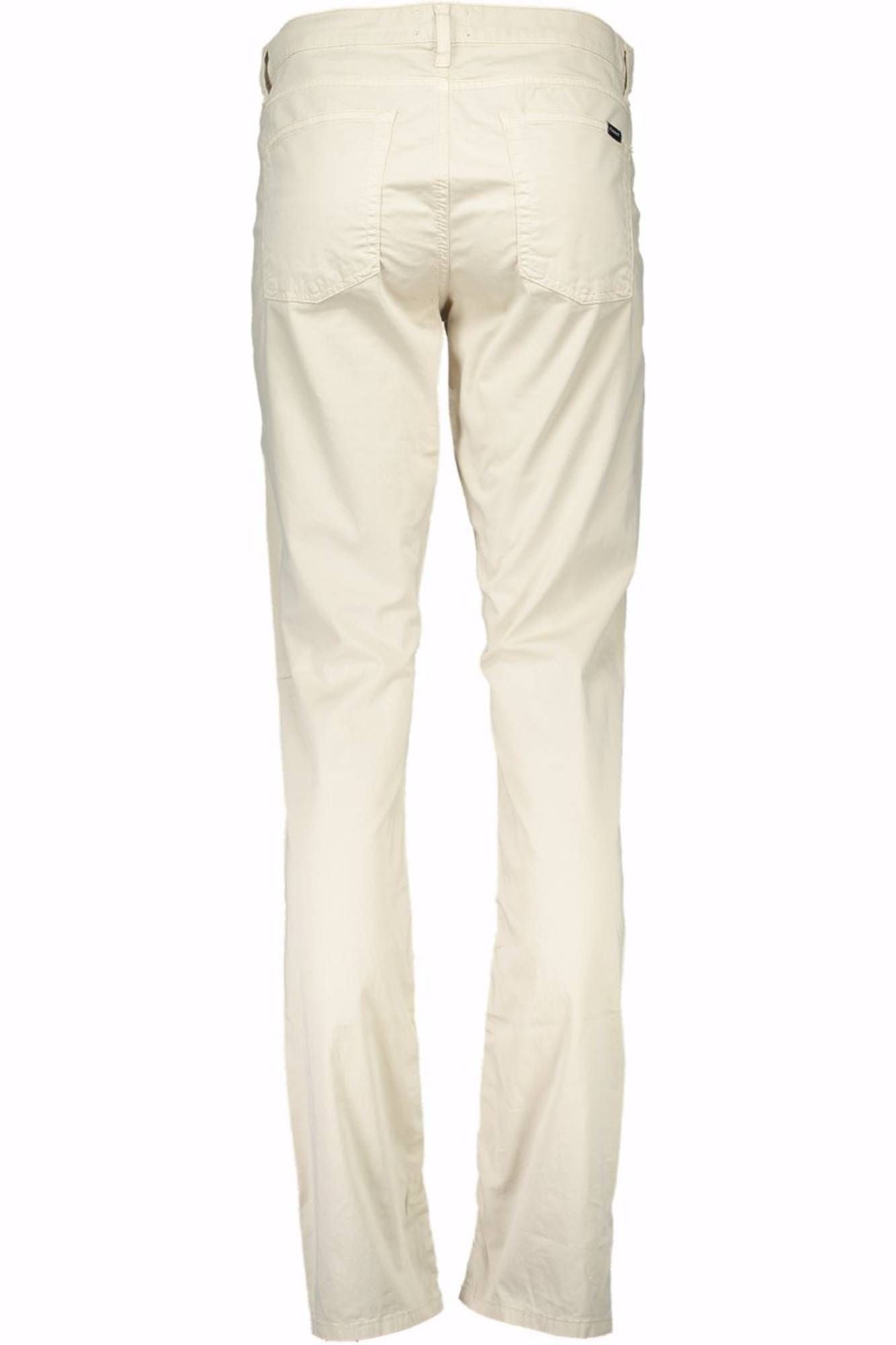 GANT WOMEN'S BEIGE TROUSERS 