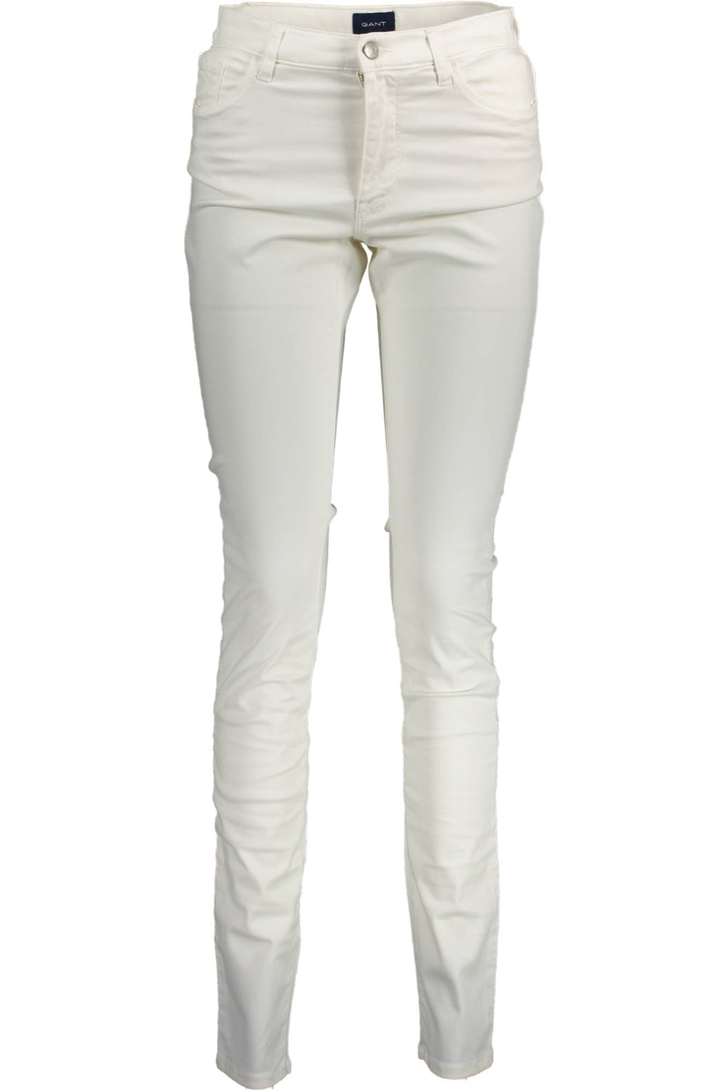 GANT WOMEN'S WHITE TROUSERS 