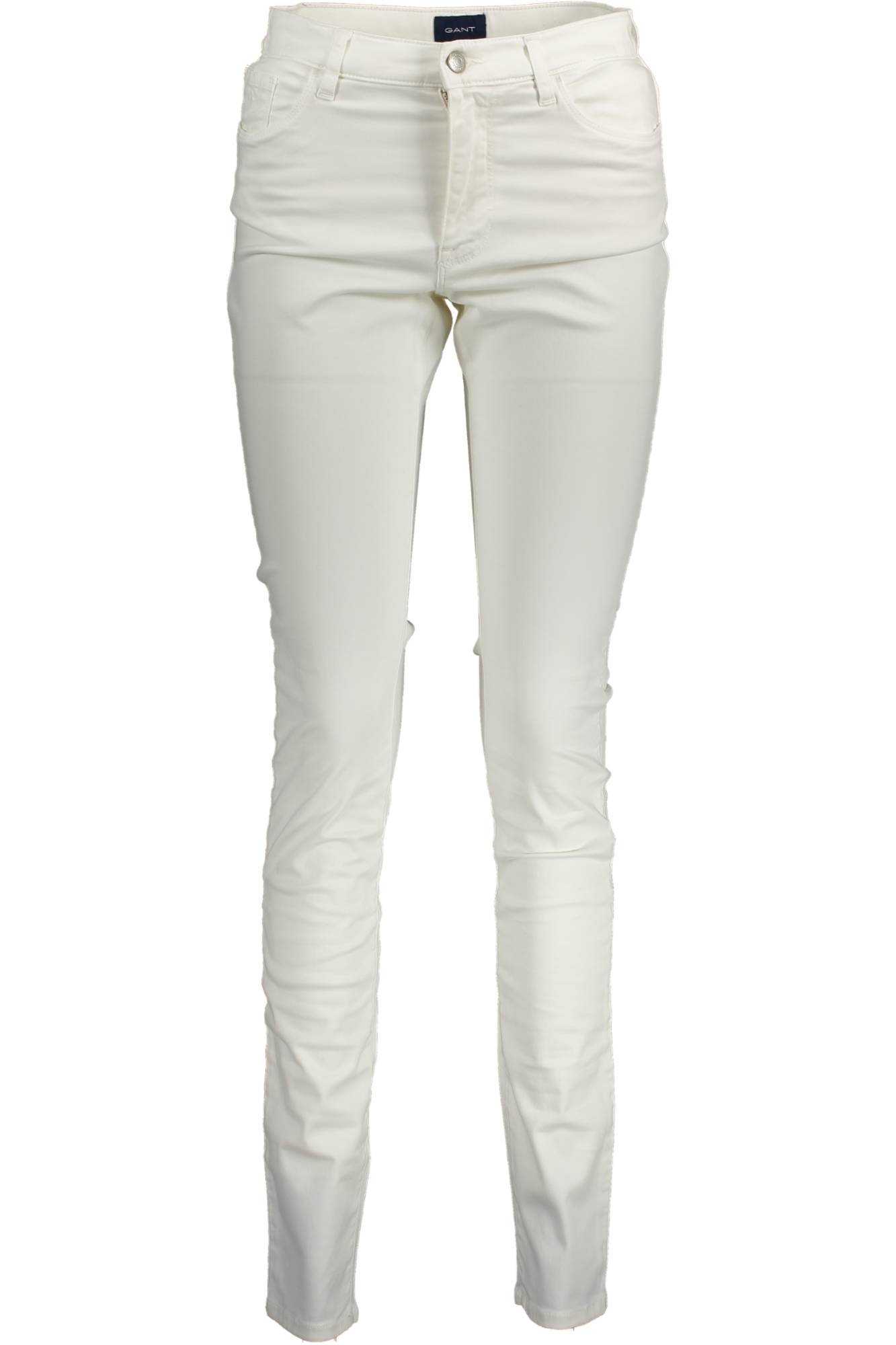 GANT WOMEN'S WHITE TROUSERS 