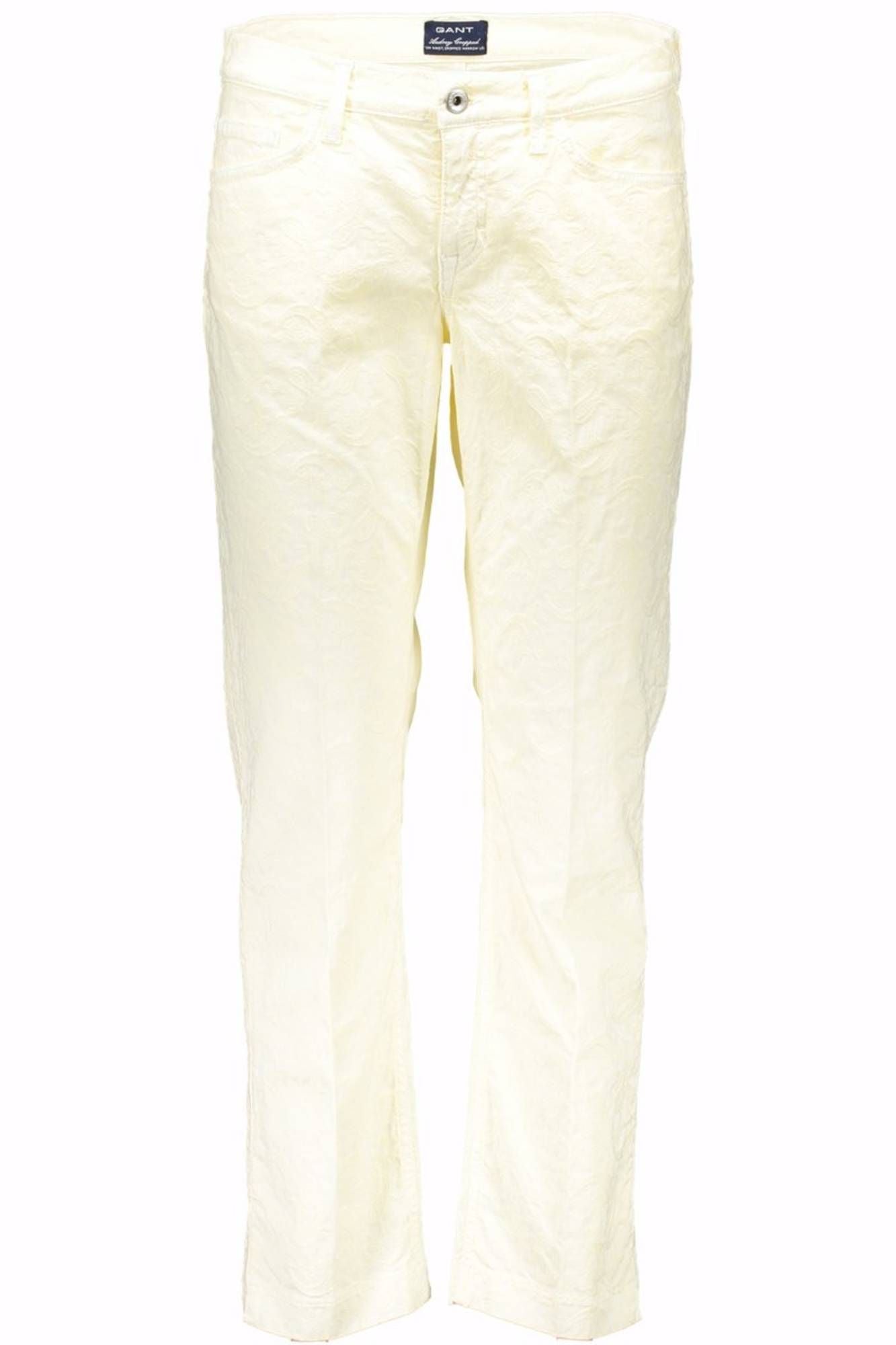 GANT WOMEN'S WHITE TROUSERS 