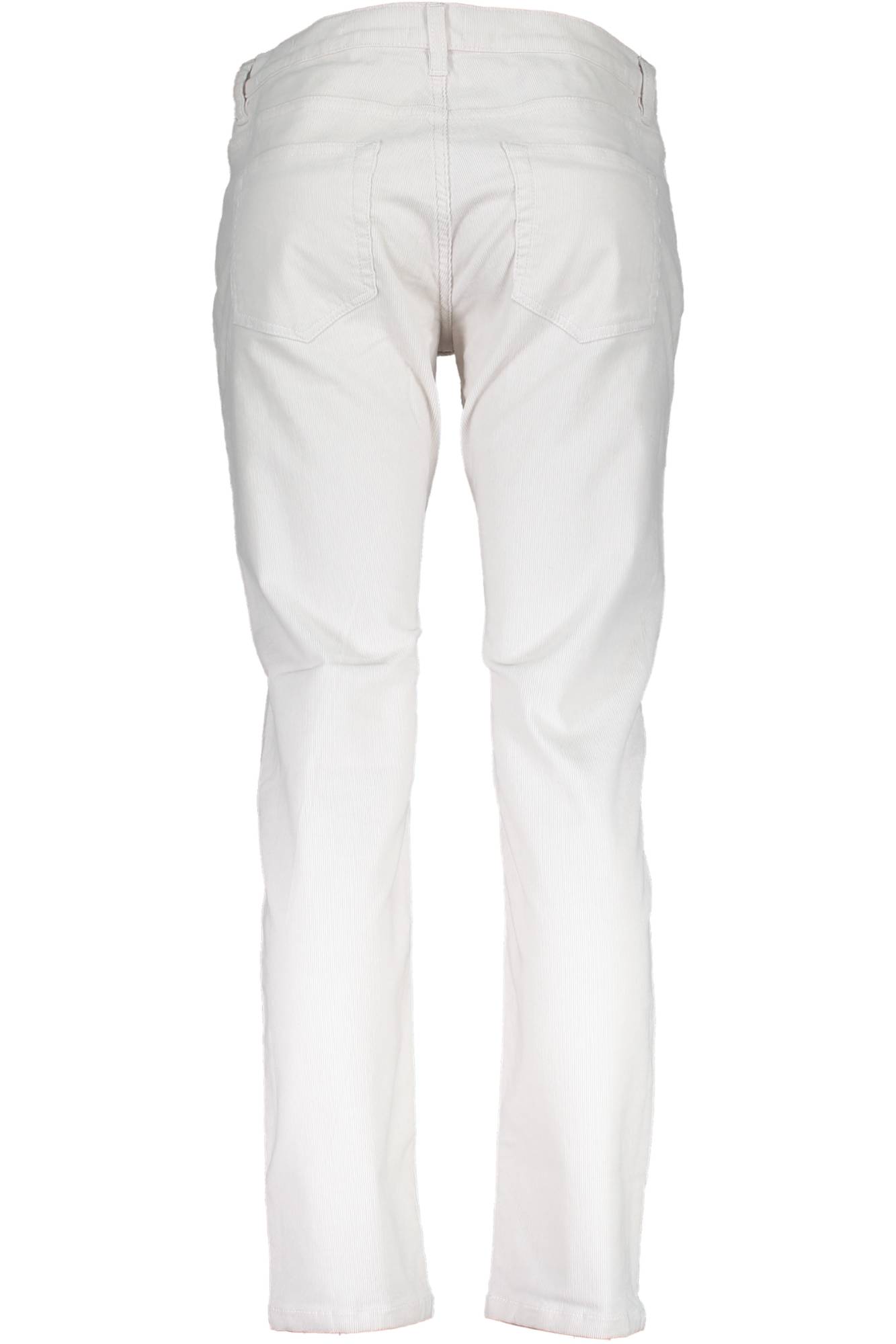 GANT WOMEN'S WHITE TROUSERS 