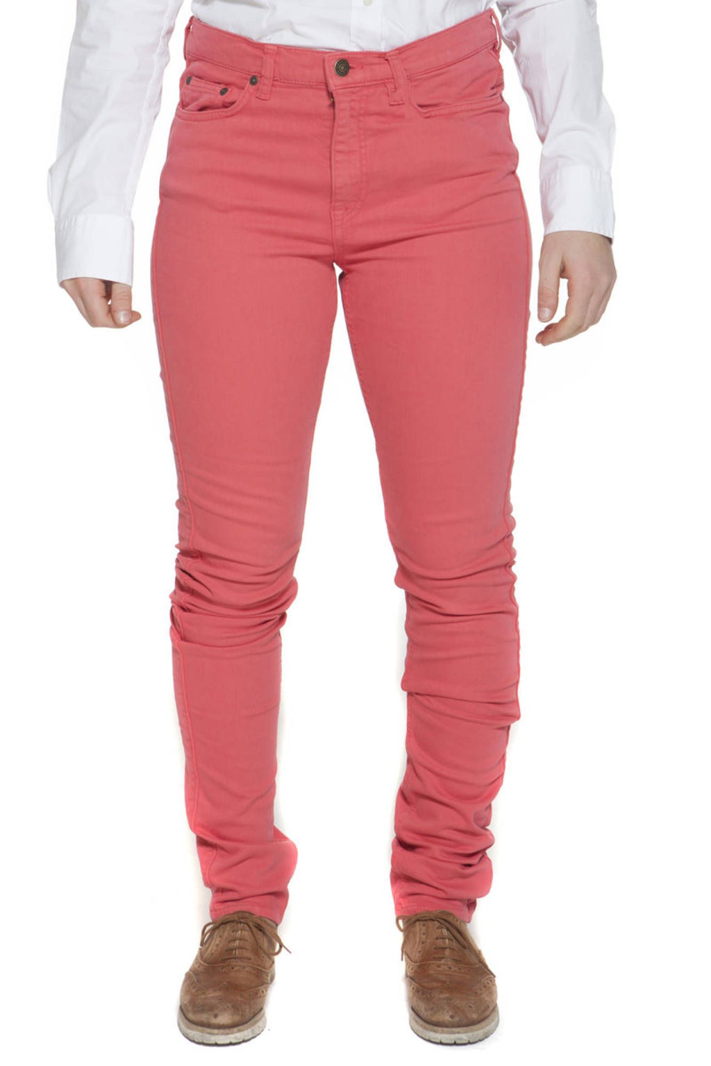 GANT WOMEN'S PINK TROUSERS 
