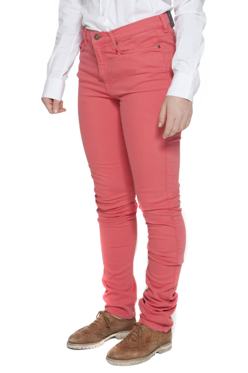 GANT WOMEN'S PINK TROUSERS 