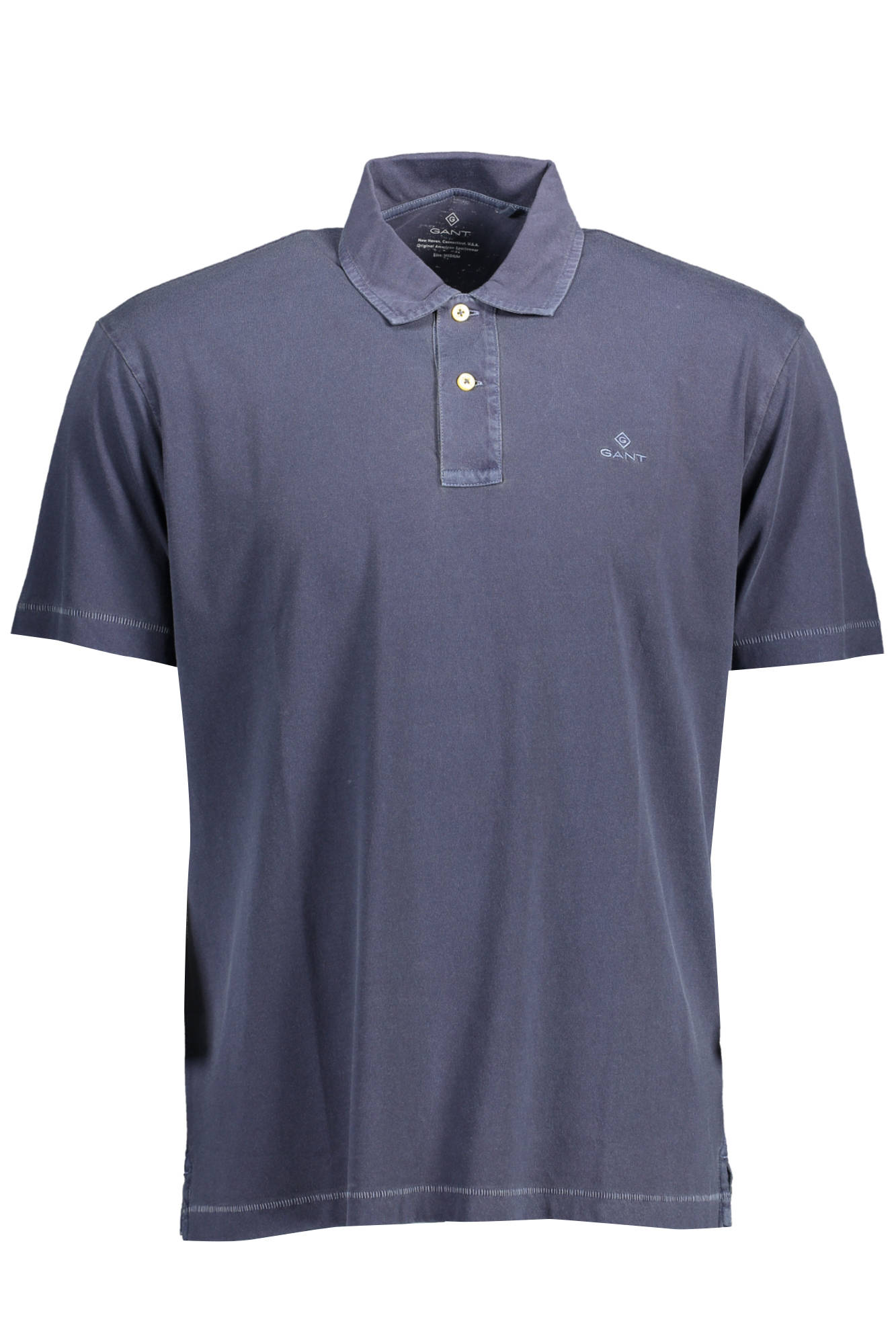 POLO DE MANGA CORTA PARA HOMBRE GANT, AZUL 