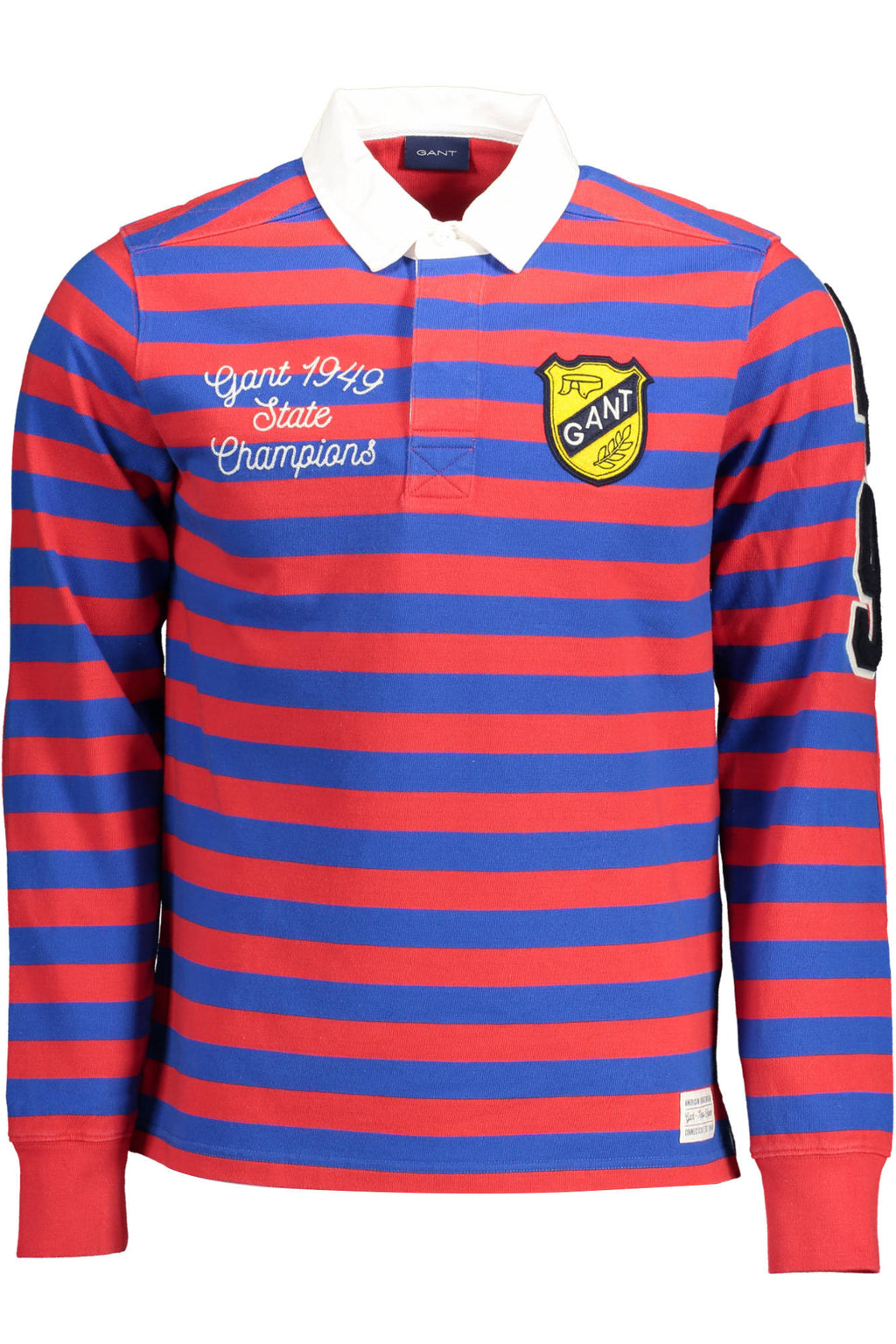 POLO DE MANGA LARGA PARA HOMBRE GANT, ROJO 