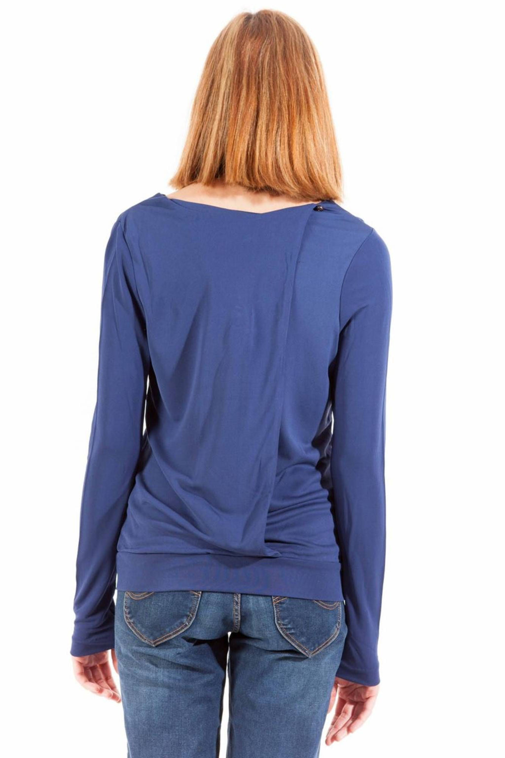 CAMISETA DE MANGA LARGA DE MUJER GANT, AZUL 
