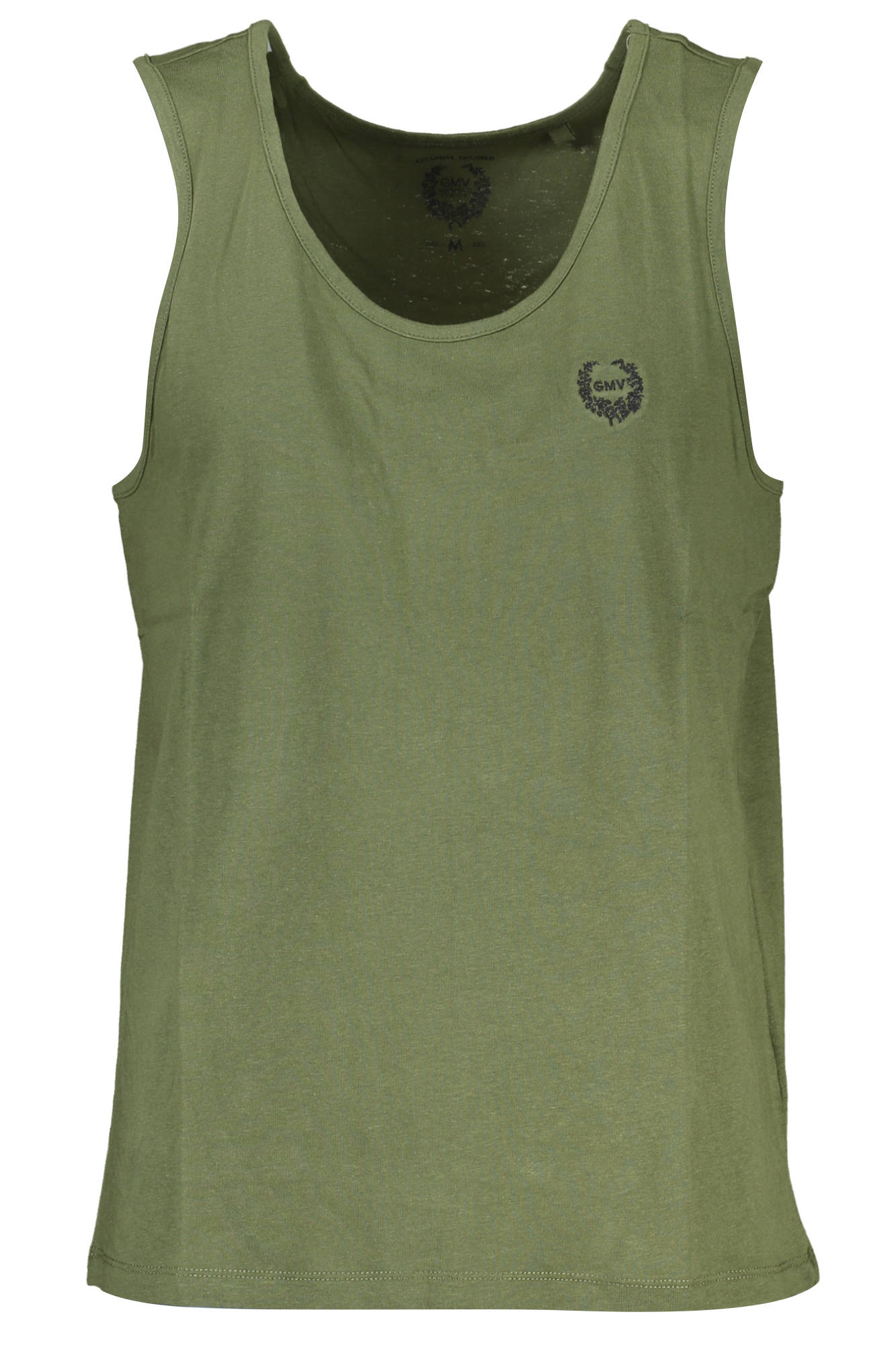 GIAN MARCO VENTURI MEN'S GREEN TANK TOP 
