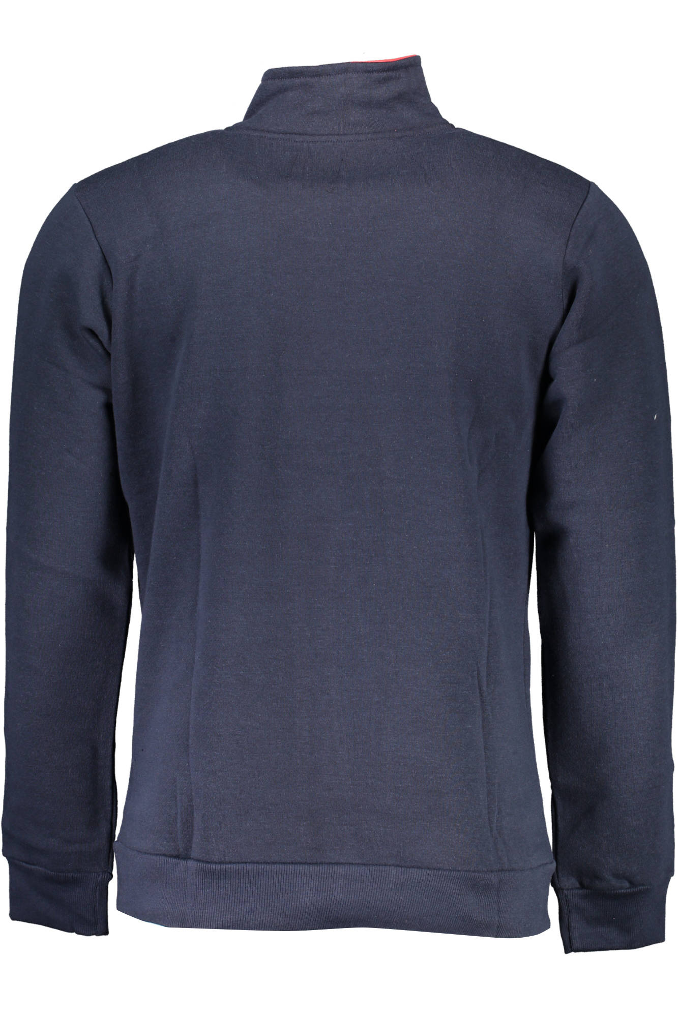 GIAN MARCO VENTURI MEN'S BLUE ZIP-UP SWEATSHIRT 
