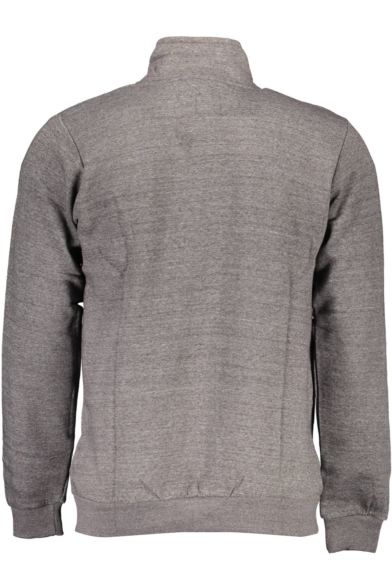 GIAN MARCO VENTURI MEN'S ZIPPED SWEATSHIRT, GREY 