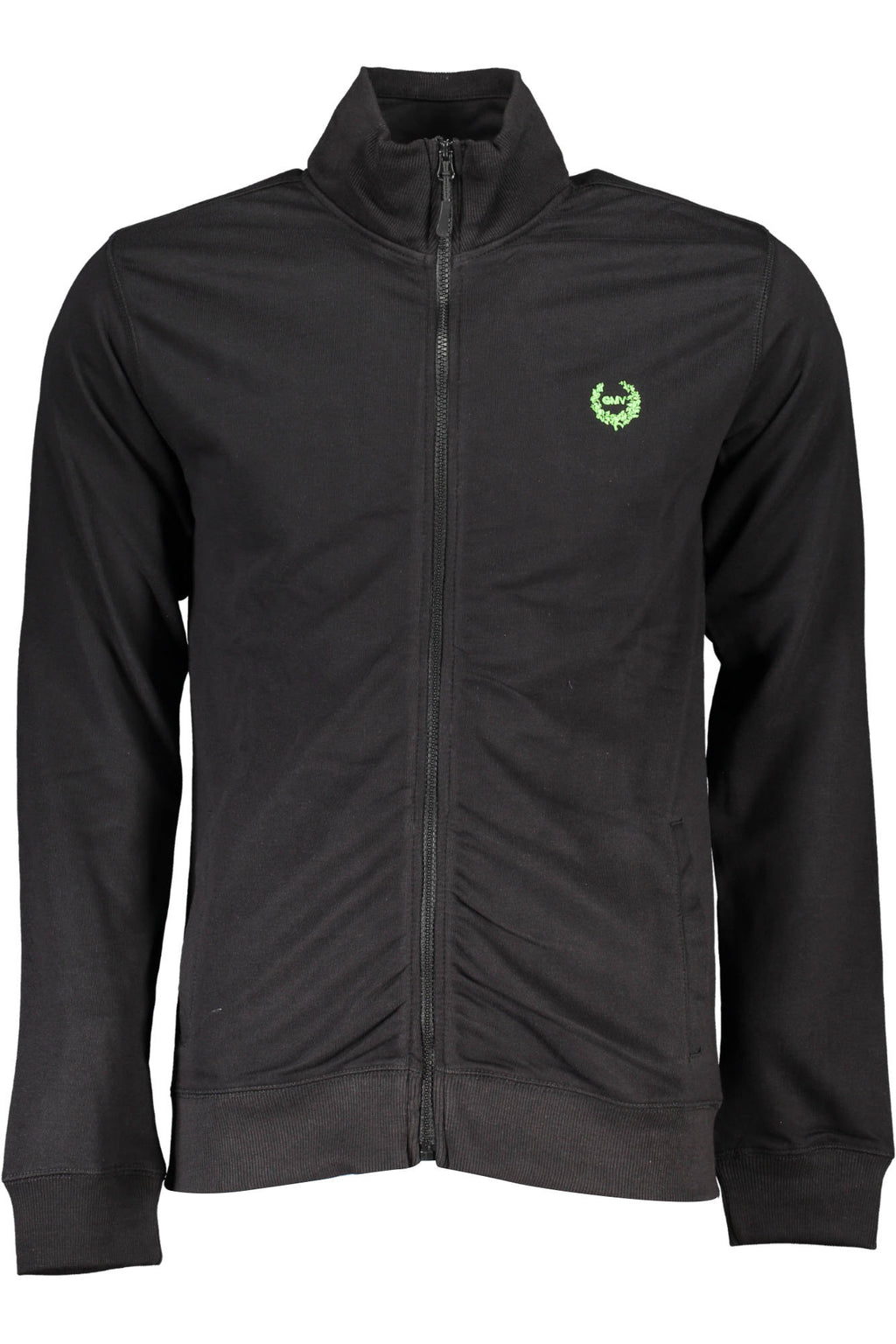 GIAN MARCO VENTURI FELPA CON ZIP UOMO NERO