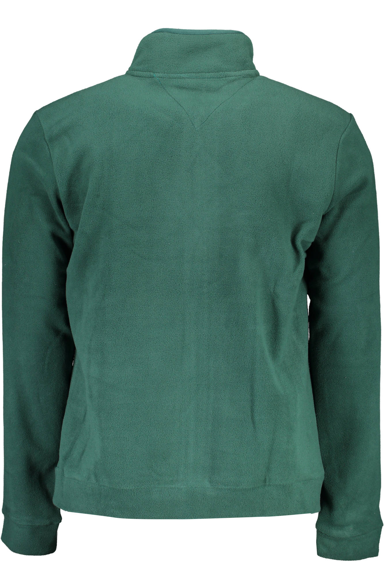 GIAN MARCO VENTURI MEN'S GREEN ZIP-UP SWEATSHIRT 