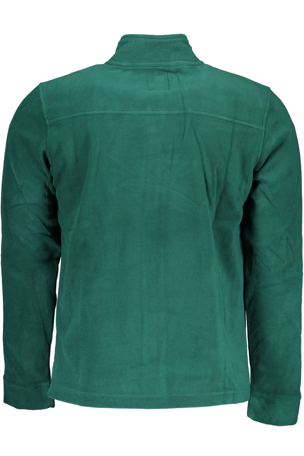GIAN MARCO VENTURI MEN'S GREEN ZIP-UP SWEATSHIRT 