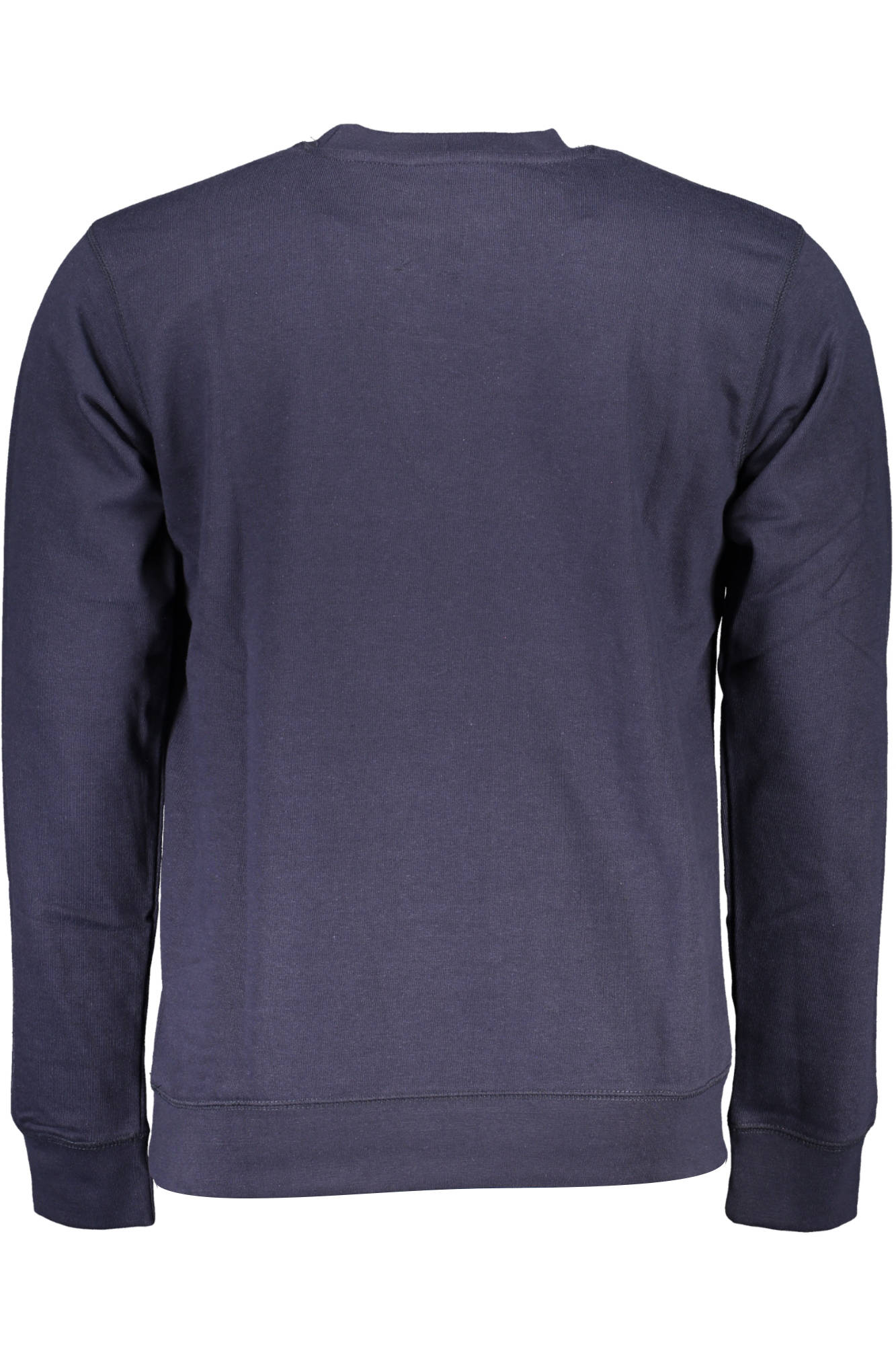 GIAN MARCO VENTURI MEN'S BLUE ZIP-UP SWEATSHIRT 