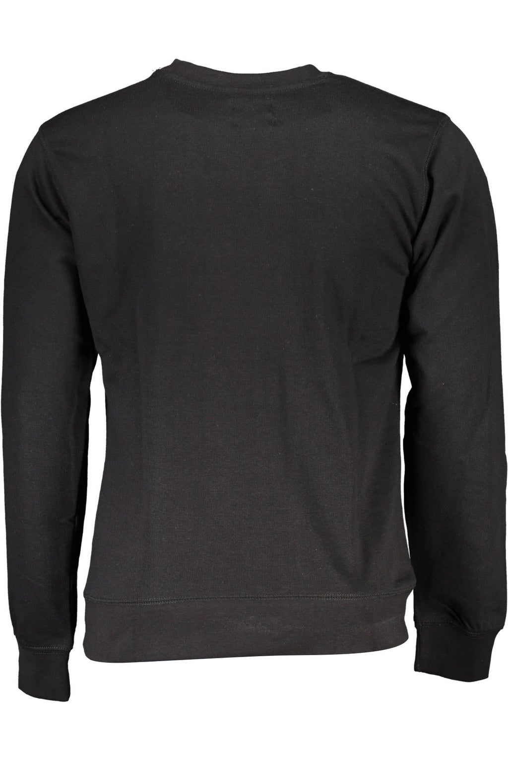GIAN MARCO VENTURI MEN'S BLACK ZIP-UP SWEATSHIRT 