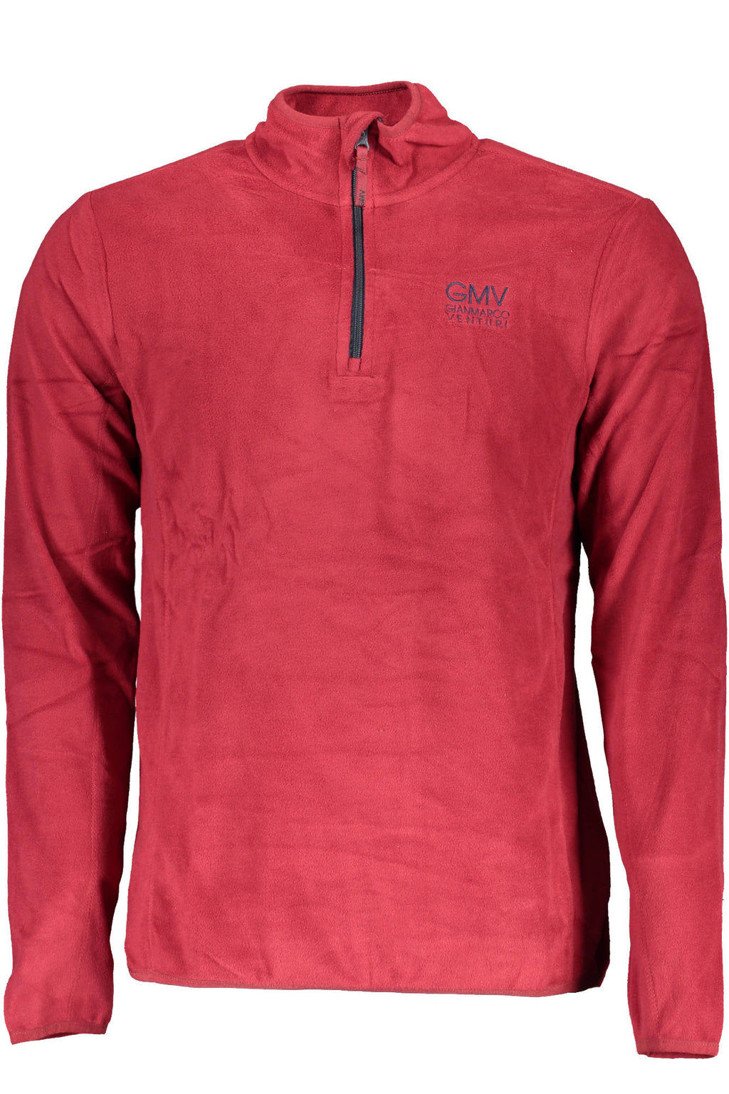 GIAN MARCO VENTURI MEN'S RED ZIP-UP SWEATSHIRT 