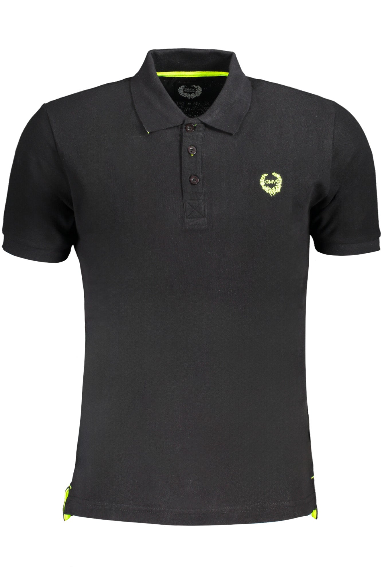 POLO DE MANGA CORTA PARA HOMBRE GIAN MARCO VENTURI, NEGRO 