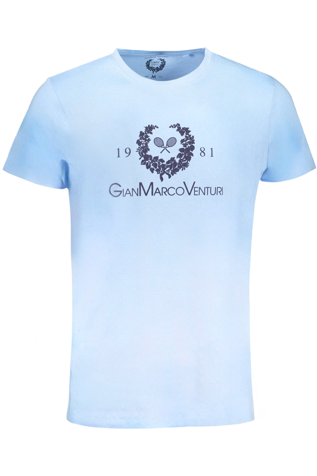 CAMISETA DE MANGA CORTA PARA HOMBRE DE GIAN MARCO VENTURI, AZUL 