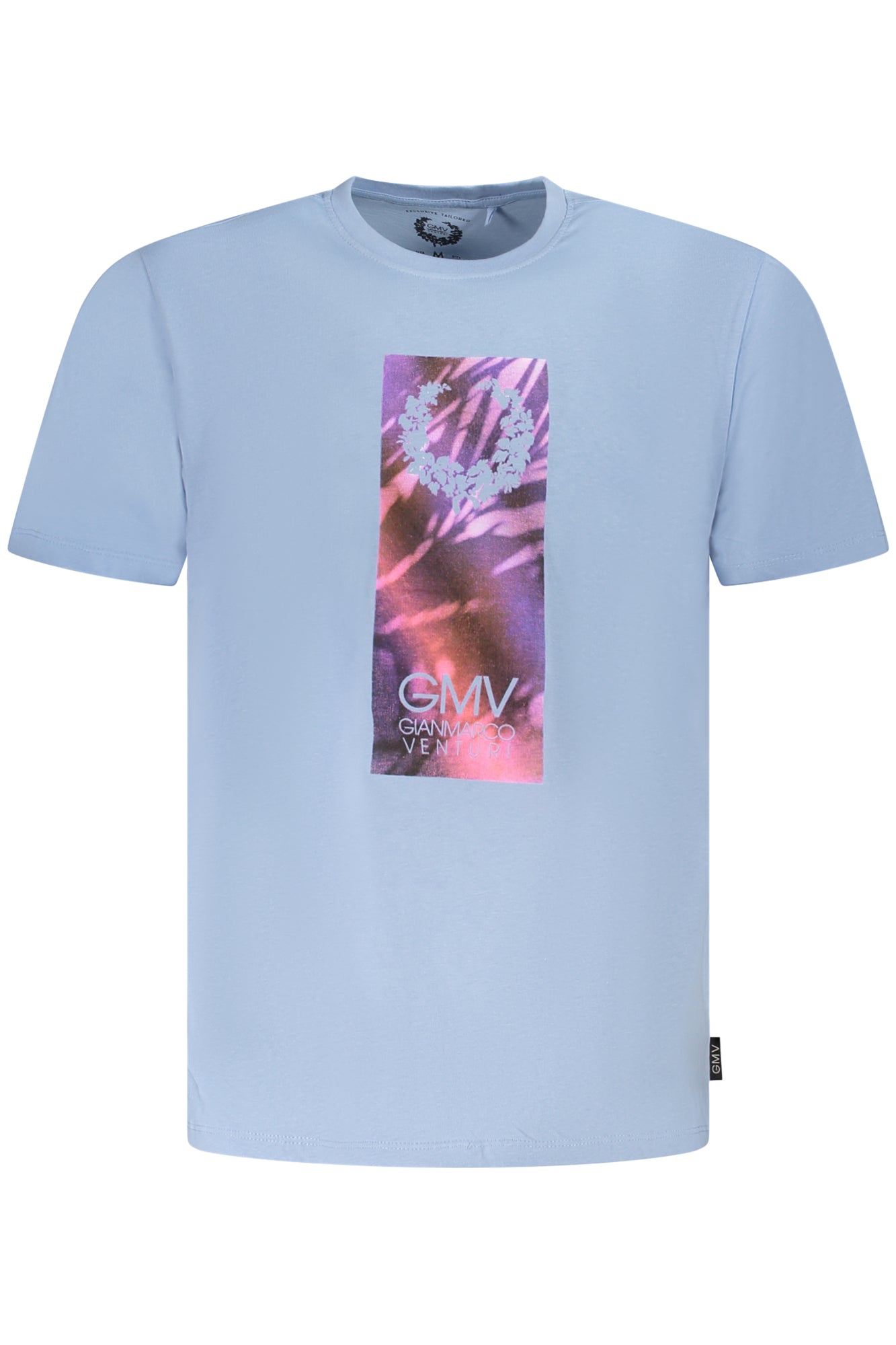 CAMISETA DE MANGA CORTA PARA HOMBRE DE GIAN MARCO VENTURI, AZUL 