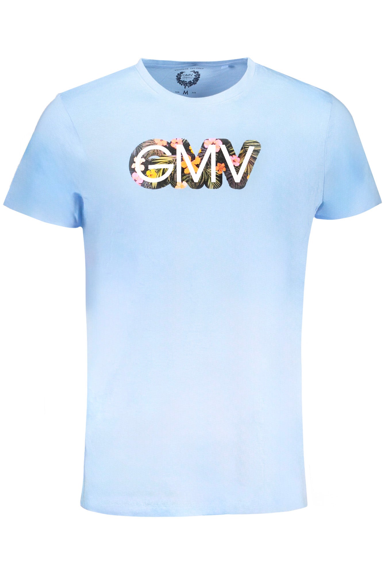 CAMISETA DE MANGA CORTA PARA HOMBRE DE GIAN MARCO VENTURI, AZUL 