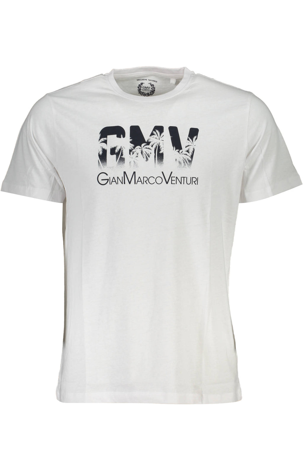 CAMISETA DE MANGA CORTA PARA HOMBRE GIAN MARCO VENTURI BLANCA 