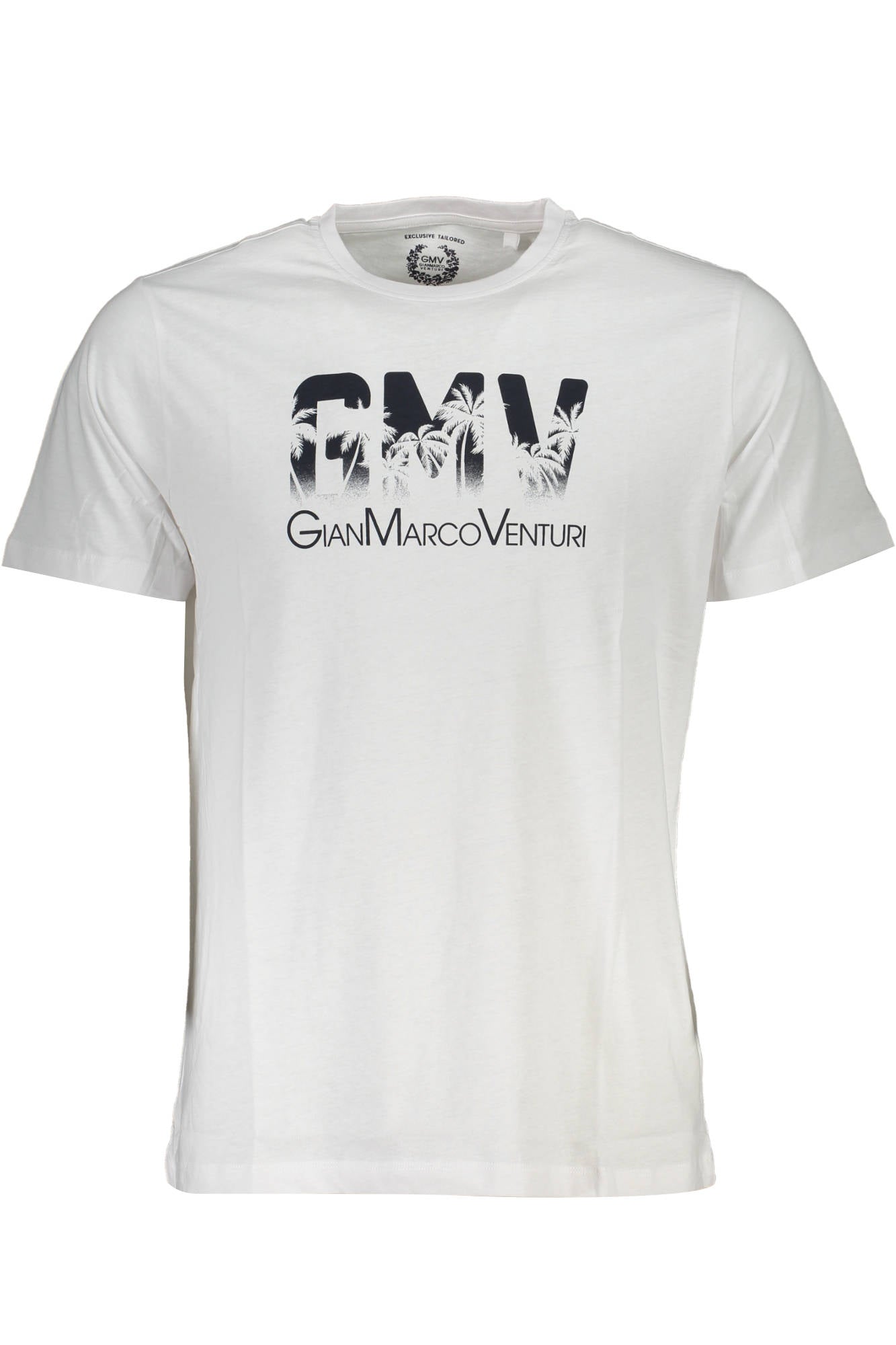 CAMISETA DE MANGA CORTA PARA HOMBRE GIAN MARCO VENTURI BLANCA 