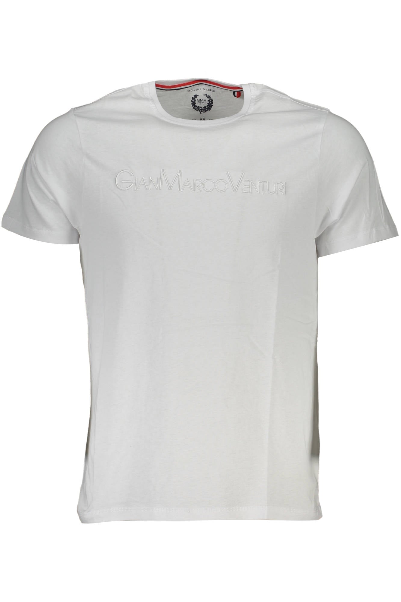 CAMISETA DE MANGA CORTA PARA HOMBRE GIAN MARCO VENTURI BLANCA 
