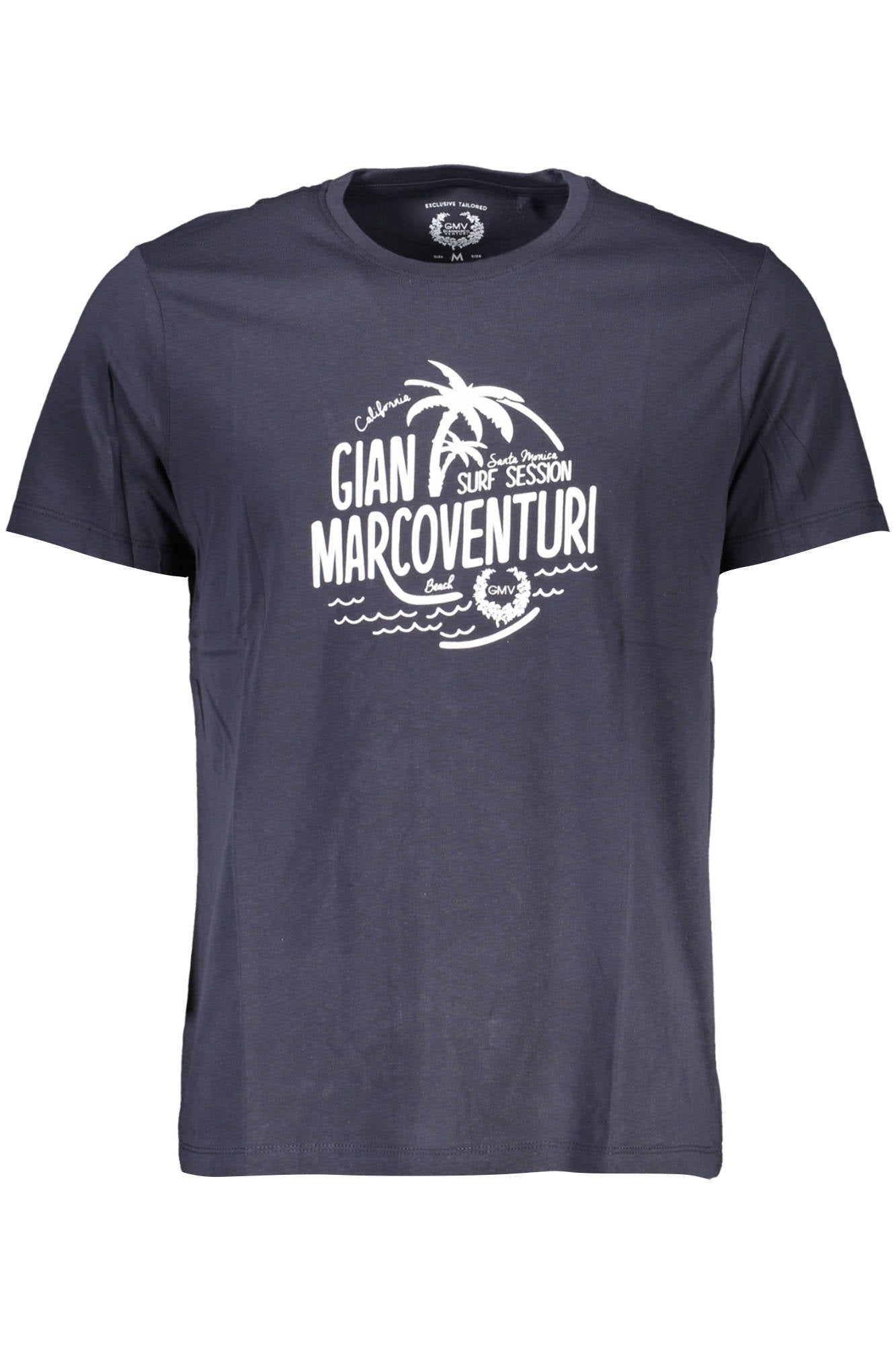 CAMISETA DE MANGA CORTA PARA HOMBRE DE GIAN MARCO VENTURI, AZUL 