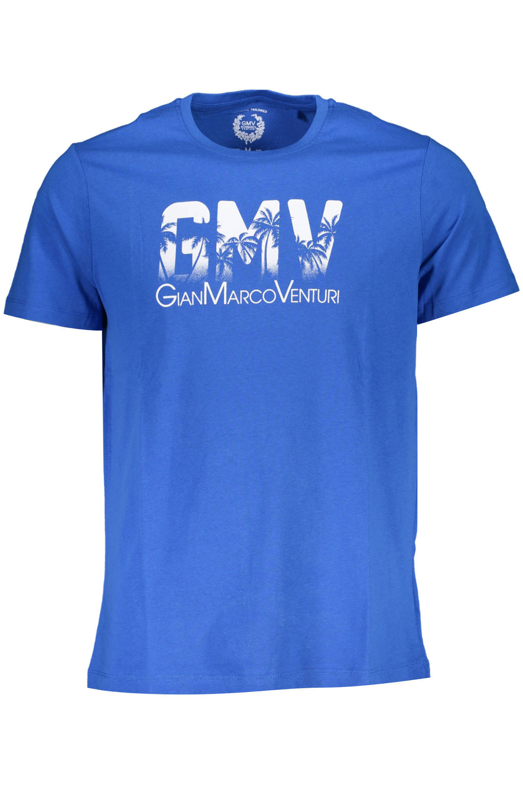 CAMISETA DE MANGA CORTA PARA HOMBRE DE GIAN MARCO VENTURI, AZUL 