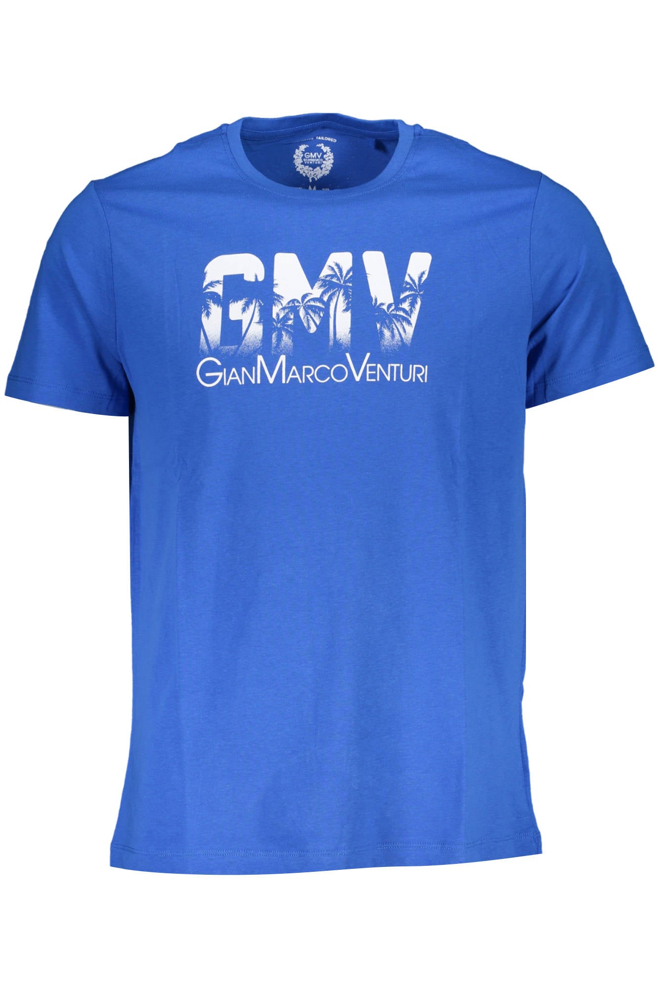 CAMISETA DE MANGA CORTA PARA HOMBRE DE GIAN MARCO VENTURI, AZUL 