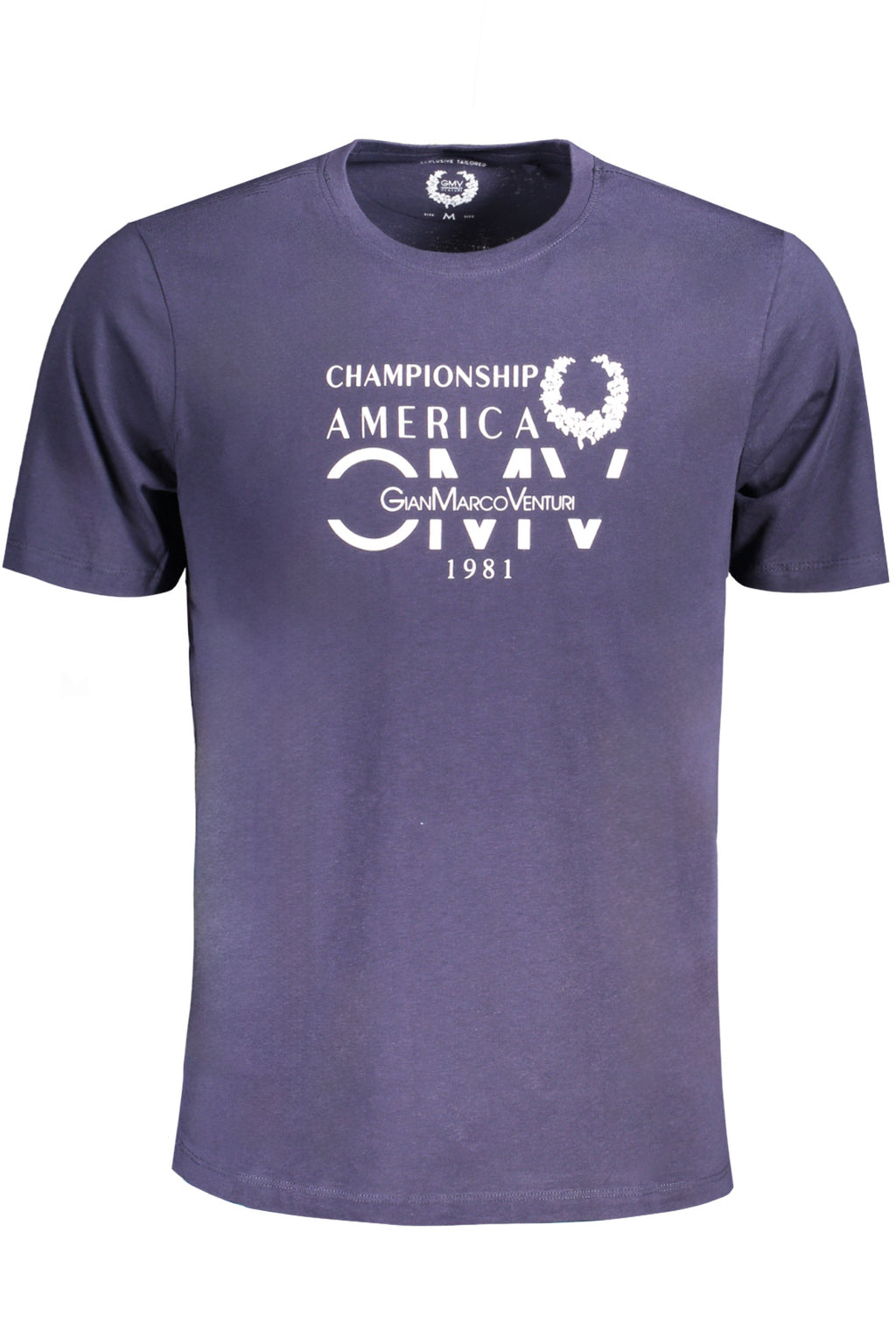 CAMISETA DE MANGA CORTA PARA HOMBRE DE GIAN MARCO VENTURI, AZUL 