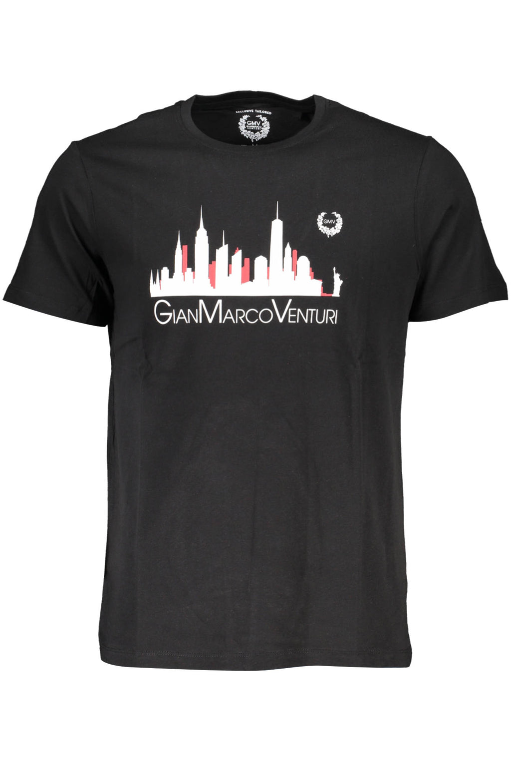 CAMISETA DE MANGA CORTA PARA HOMBRE GIAN MARCO VENTURI NEGRA 