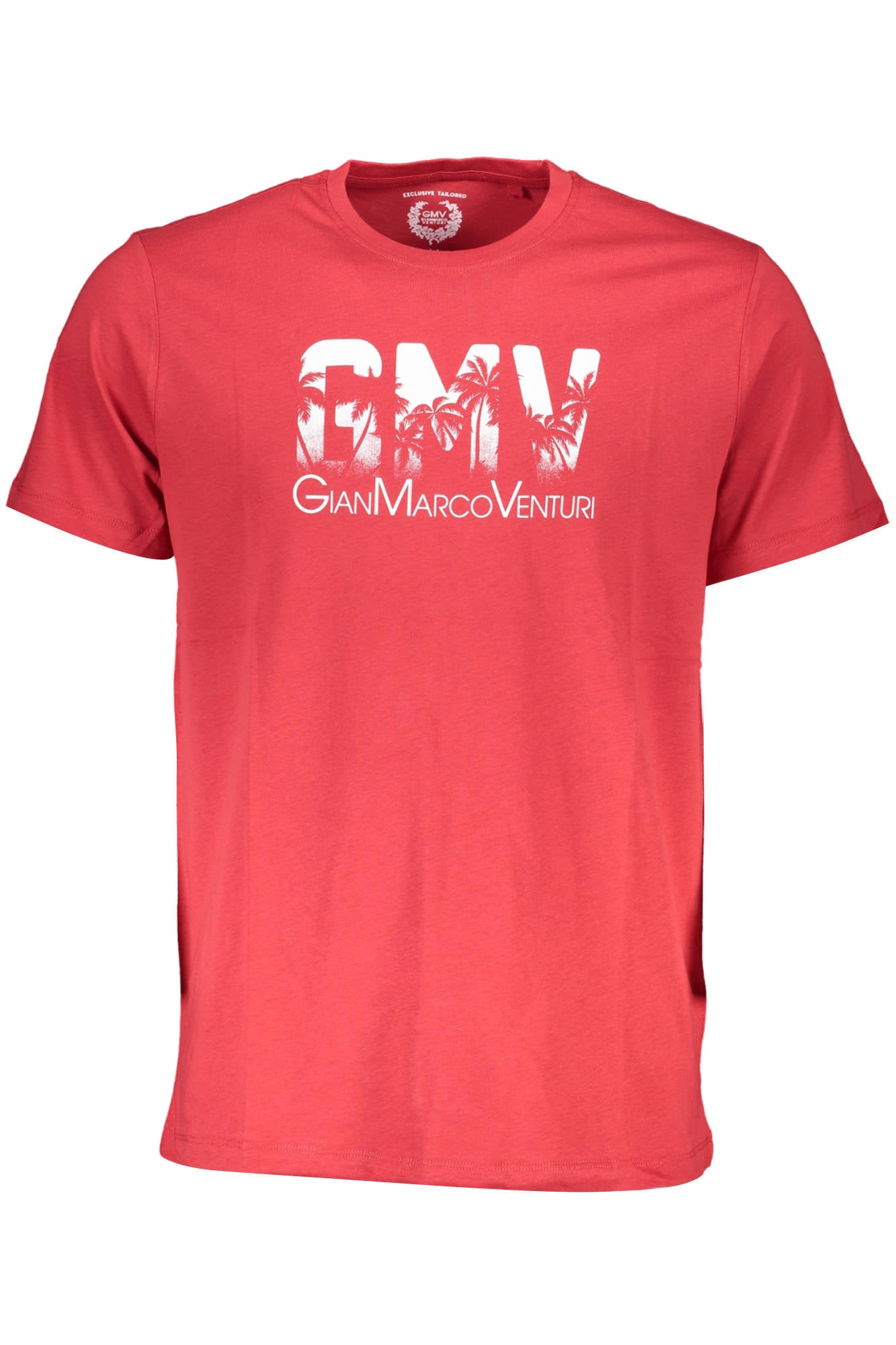 CAMISETA DE MANGA CORTA PARA HOMBRE DE GIAN MARCO VENTURI, ROJA 