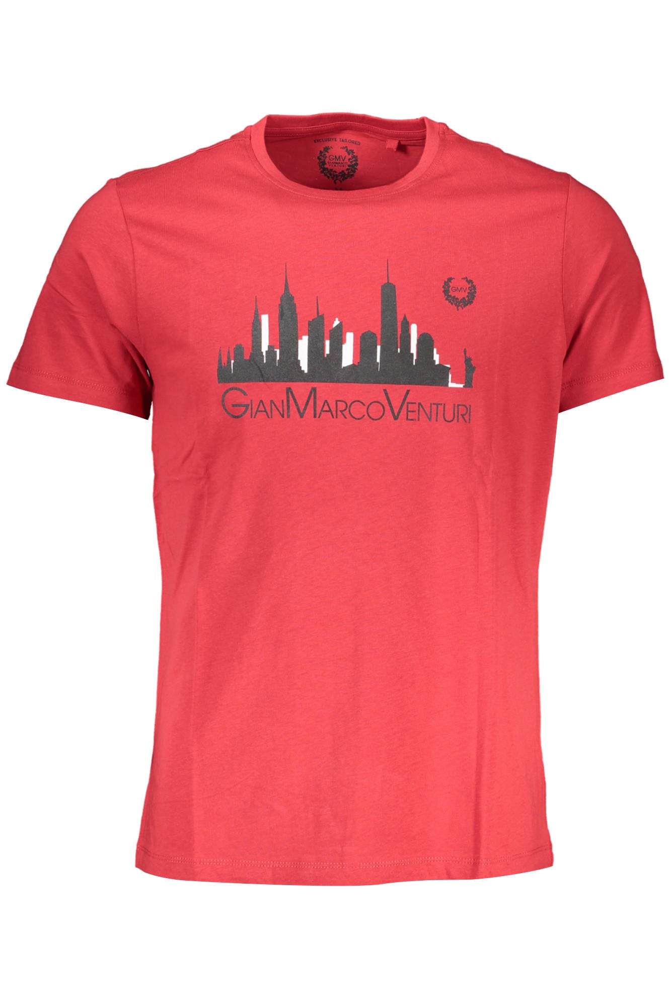 CAMISETA DE MANGA CORTA PARA HOMBRE DE GIAN MARCO VENTURI, ROJA 