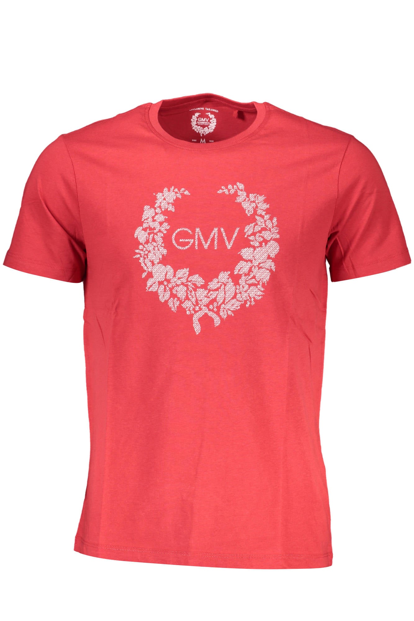 CAMISETA DE MANGA CORTA PARA HOMBRE DE GIAN MARCO VENTURI, ROJA 