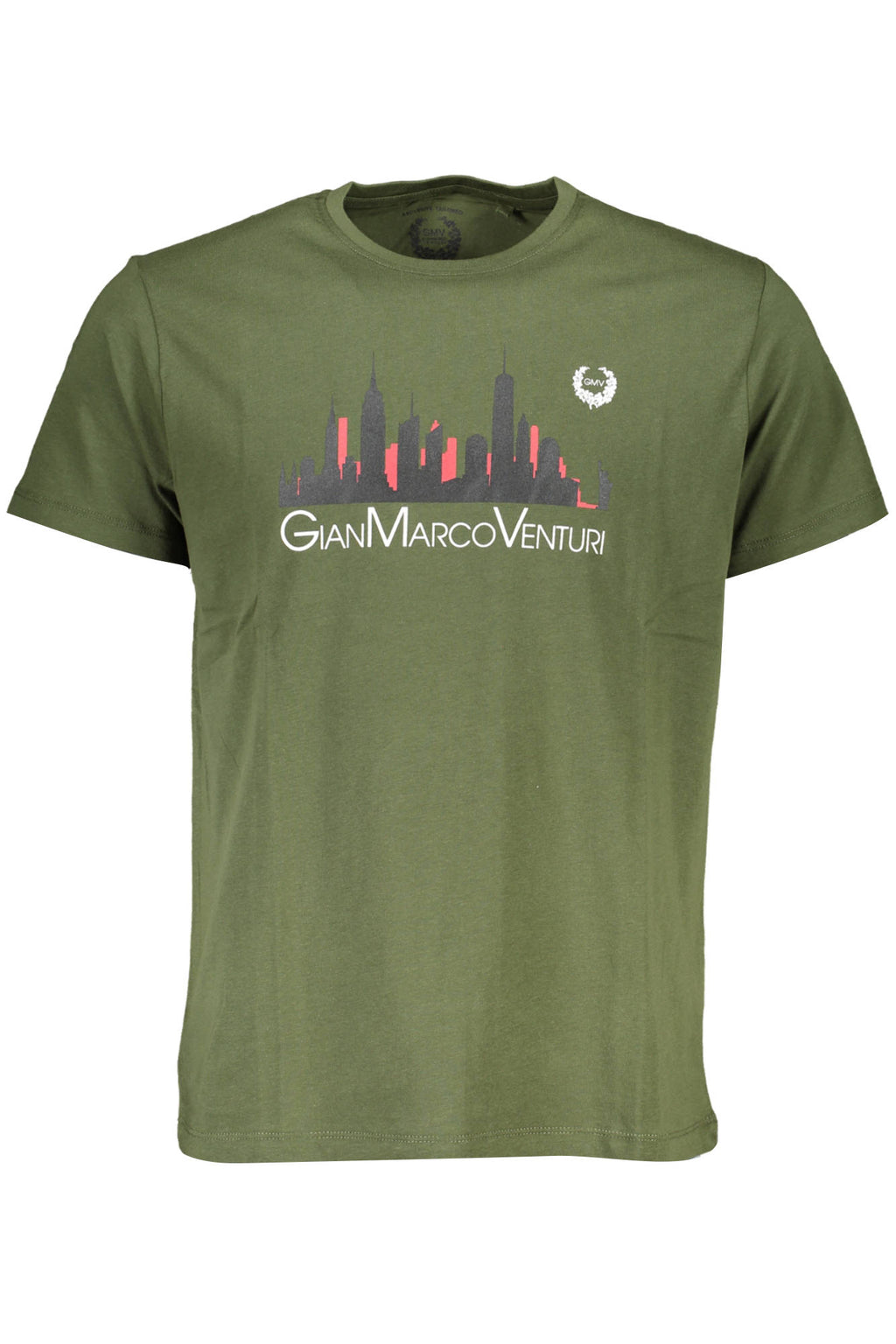 CAMISETA DE MANGA CORTA PARA HOMBRE DE GIAN MARCO VENTURI, VERDE 