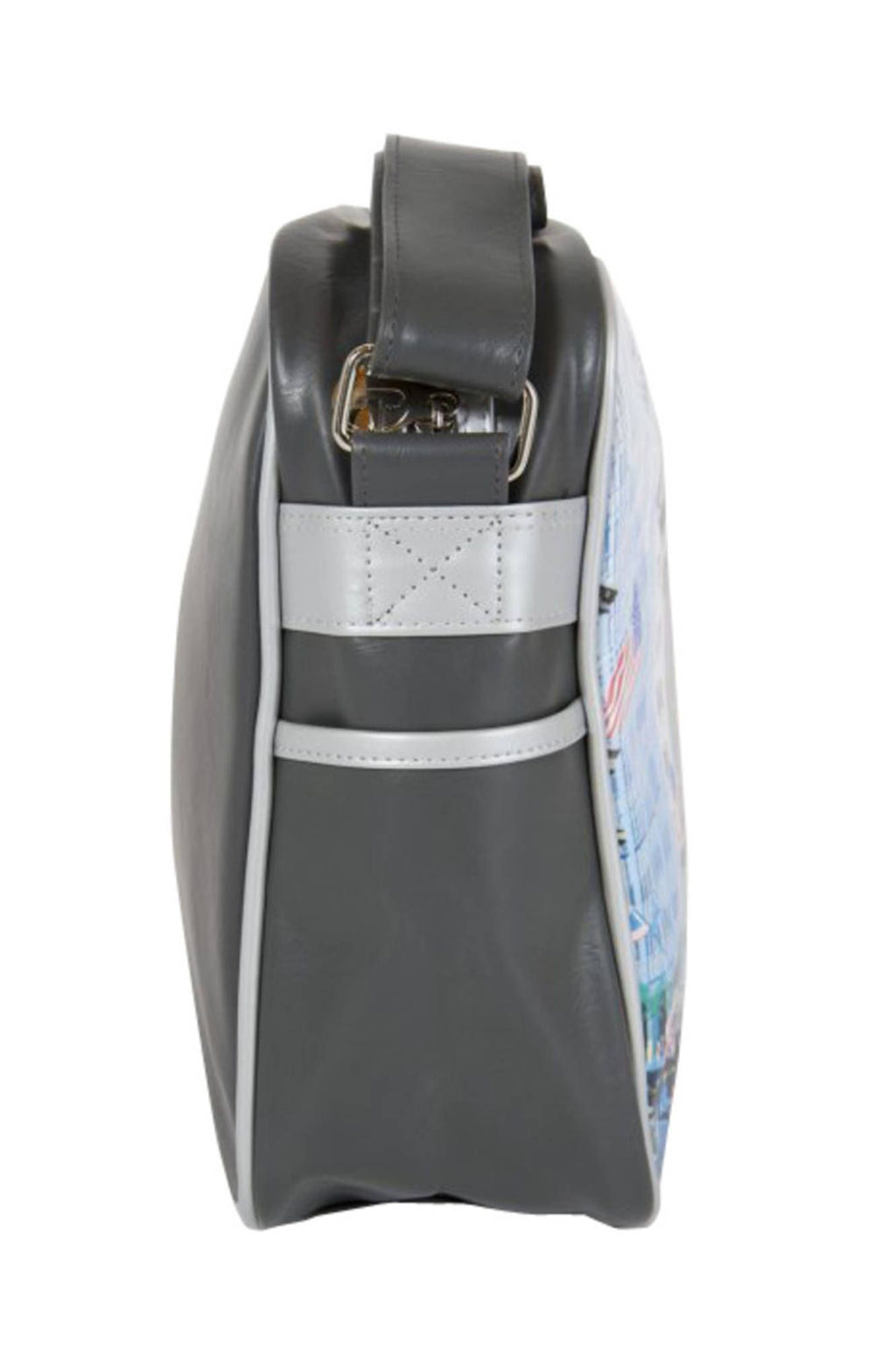 BOLSO DE HOMBRO GOLA MUJER GRIS 