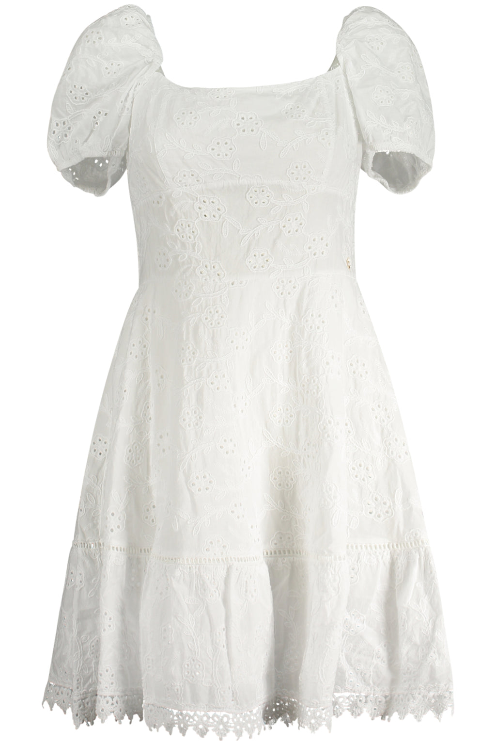 GUESS JEANS WOMEN'S SHORT DRESS WHITE 