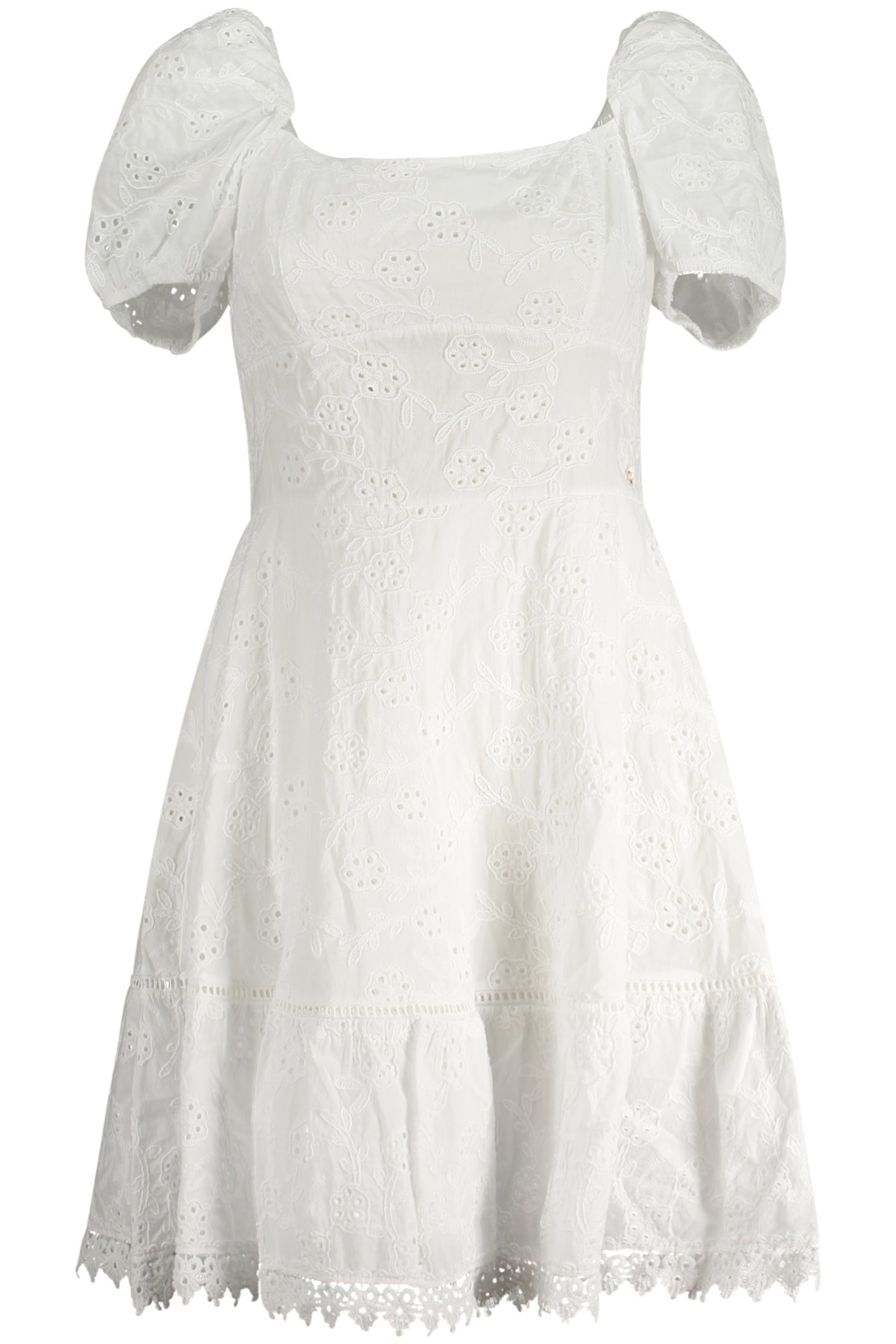 GUESS JEANS WOMEN'S SHORT DRESS WHITE 