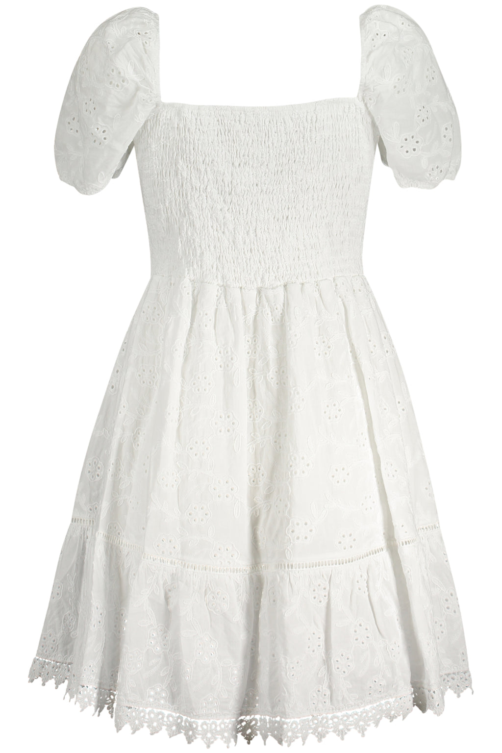 GUESS JEANS WOMEN'S SHORT DRESS WHITE 