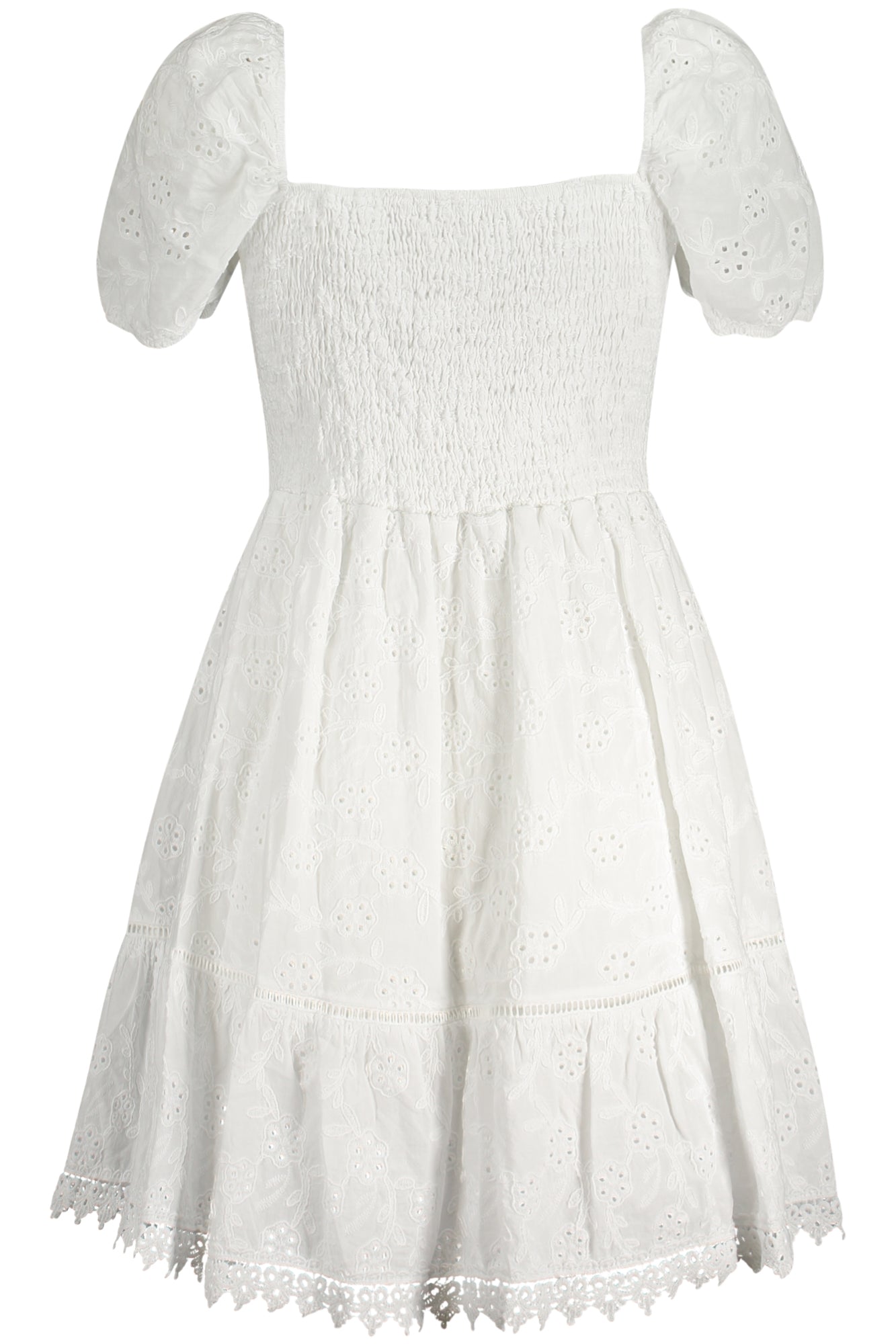 GUESS JEANS WOMEN'S SHORT DRESS WHITE 