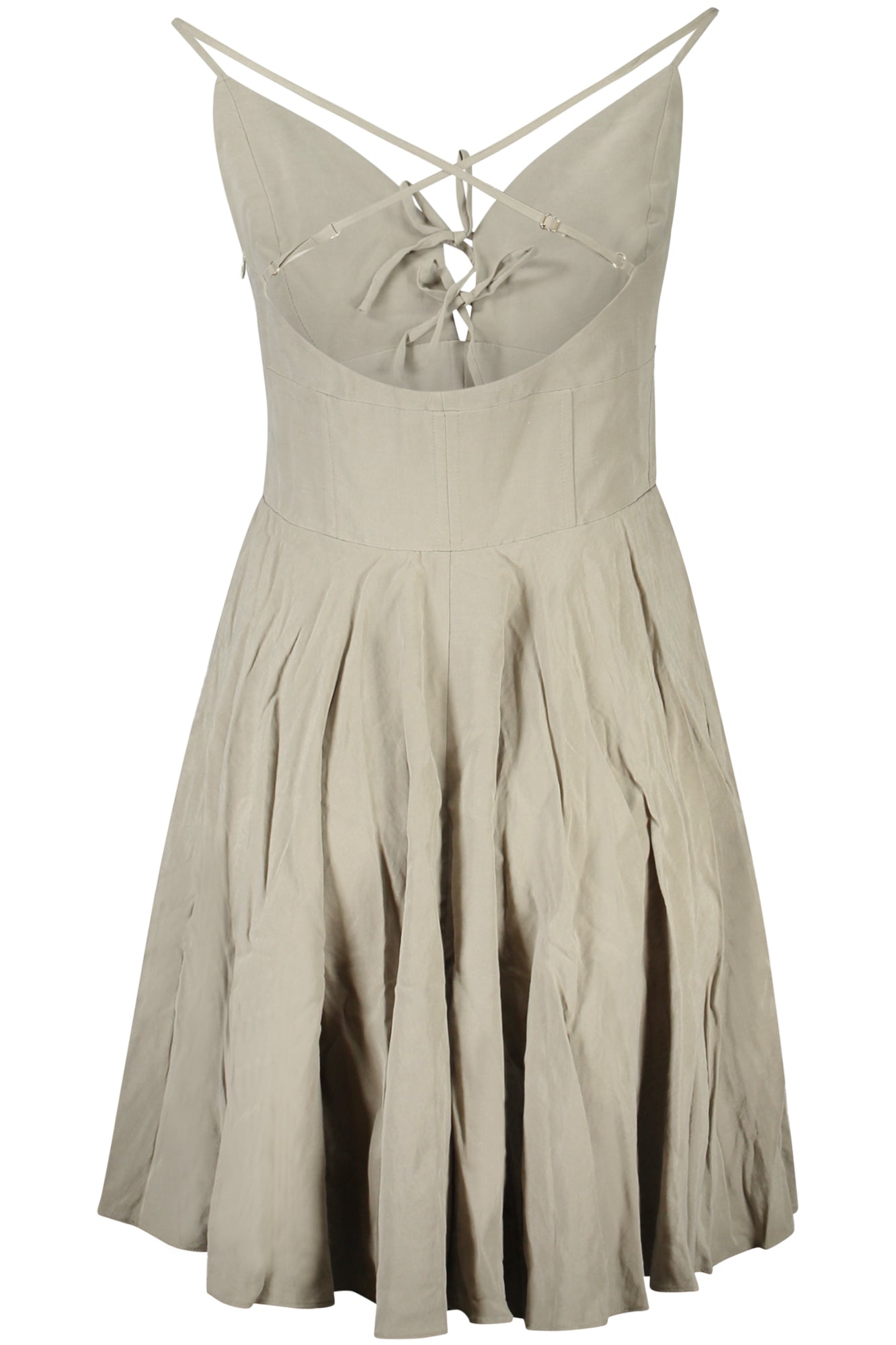 GUESS JEANS WOMEN'S SHORT DRESS GREEN 