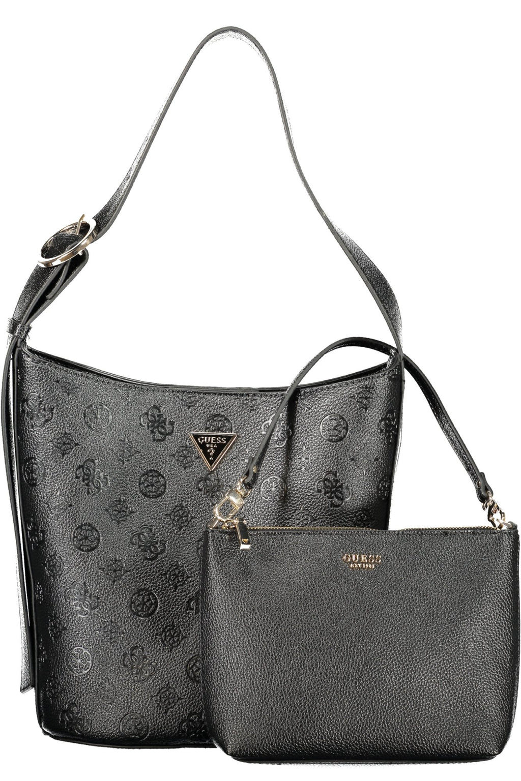 GUESS JEANS BORSA DONNA NERO