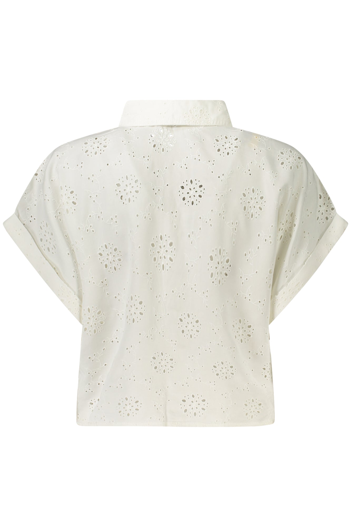 GUESS JEANS WOMEN'S SHORT-SLEEVED SHIRT WHITE 