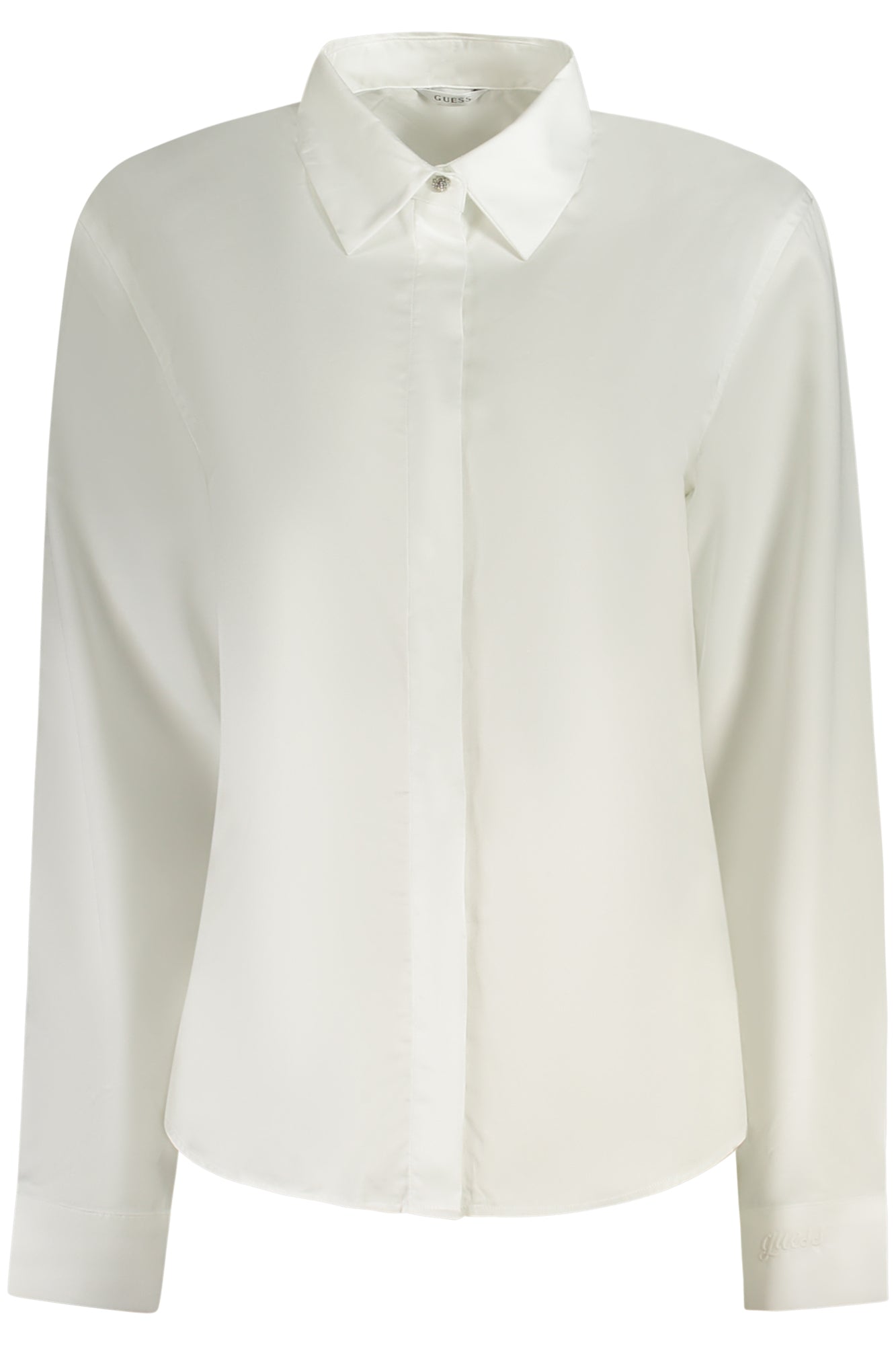 Camisa de manga larga para mujer Guess Jeans, color blanco 