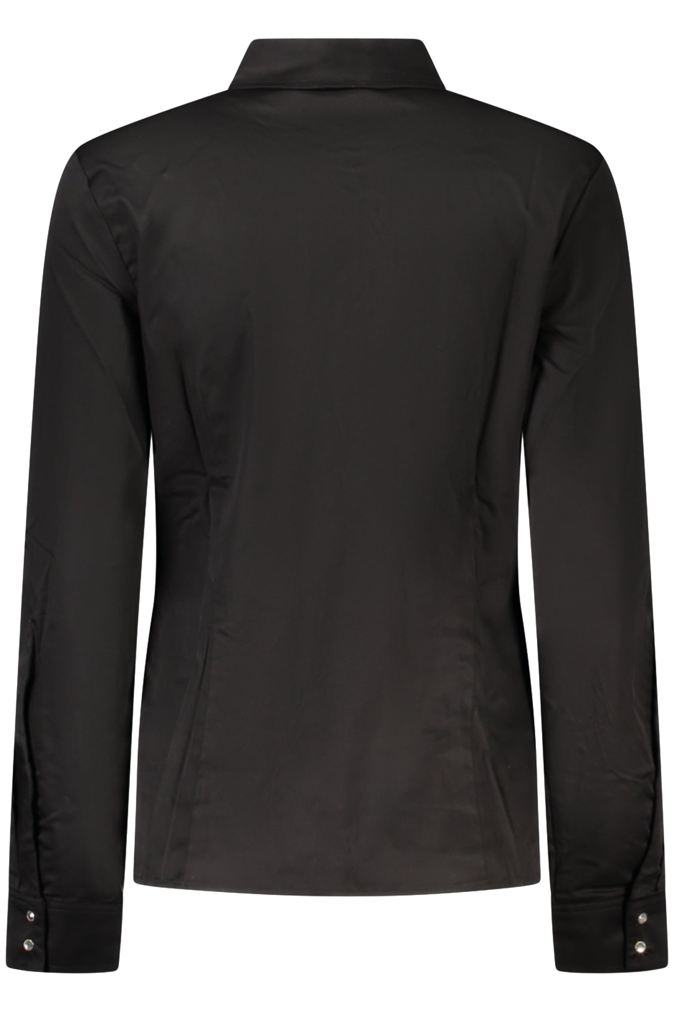 GUESS JEANS WOMEN'S LONG-SLEEVED SHIRT BLACK 