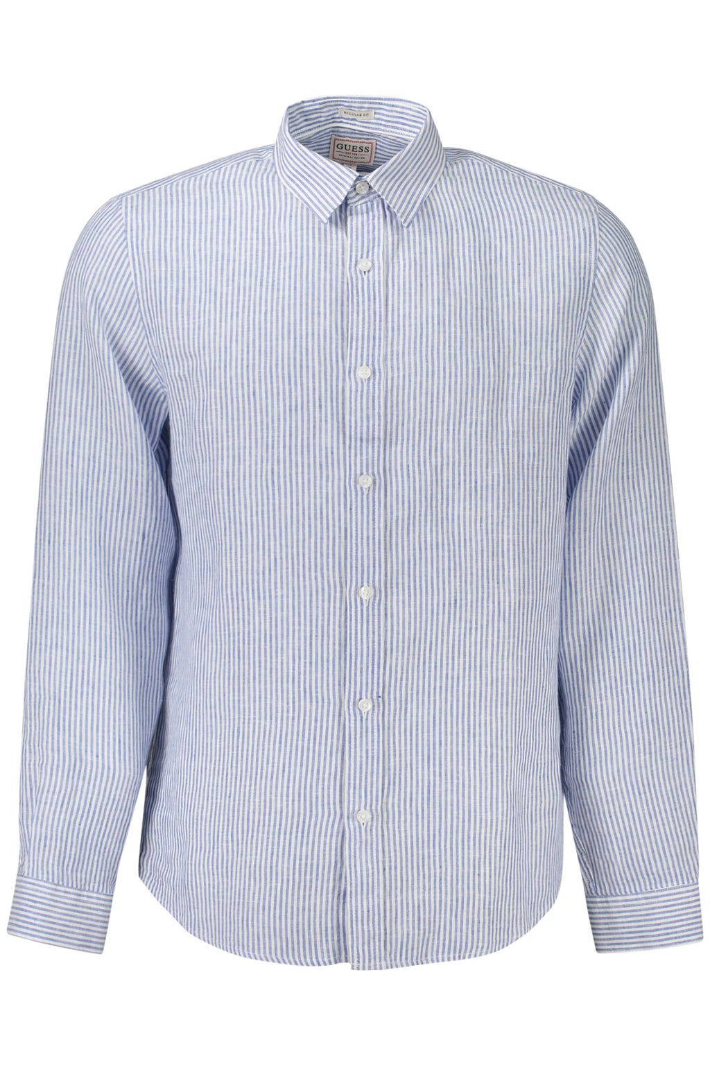 Camisa de manga larga para hombre Guess Jeans, azul 