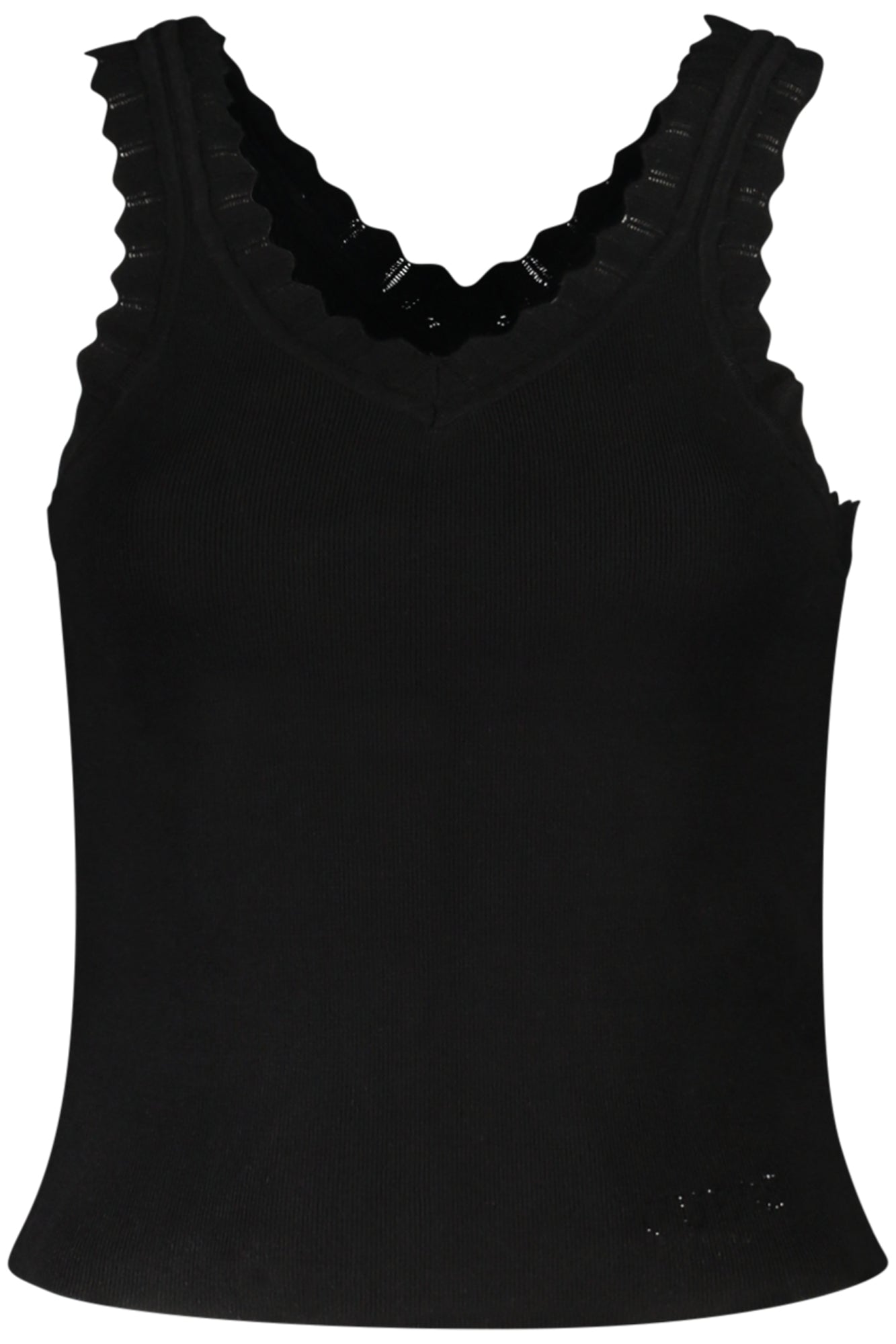 GUESS JEANS WOMEN'S BLACK TANK TOP 